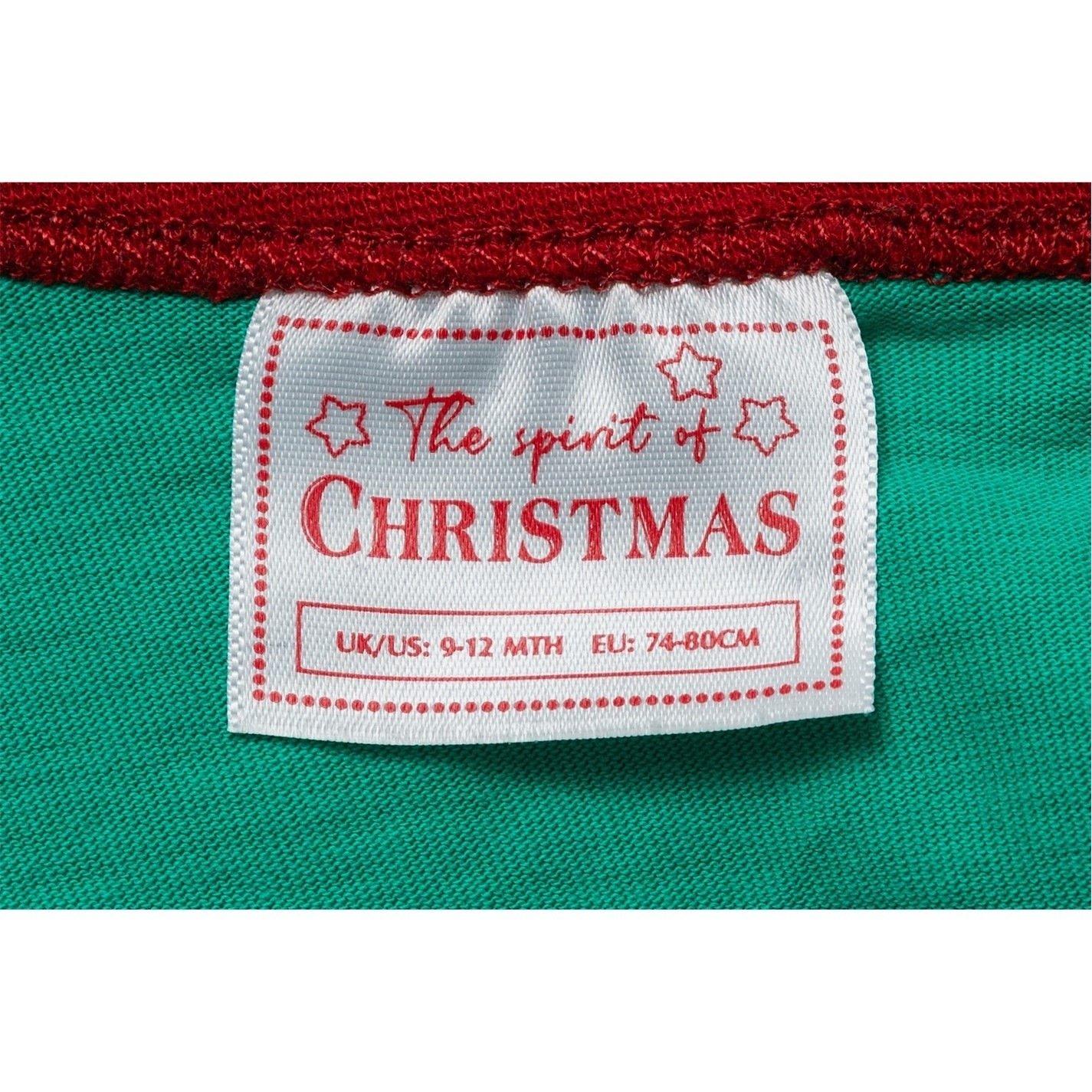 Xmas Crew - The Spirit Of Christmas - Baby Christmas Family Cotton Sleepsuit - 6