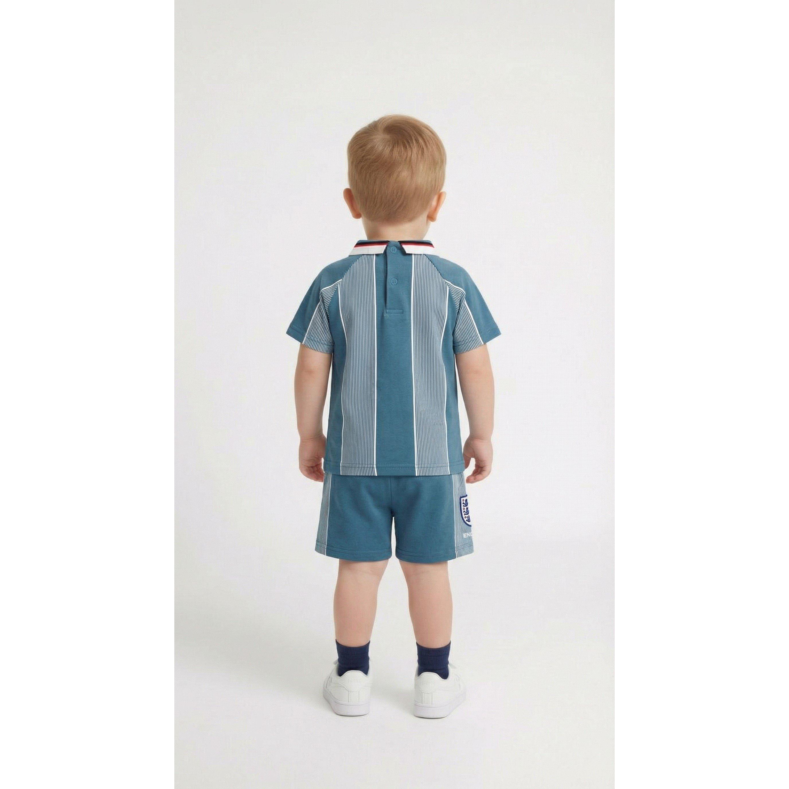 1996 Uitwedstrijd - Team - England 1996 Retro Away Tee & Short - 4