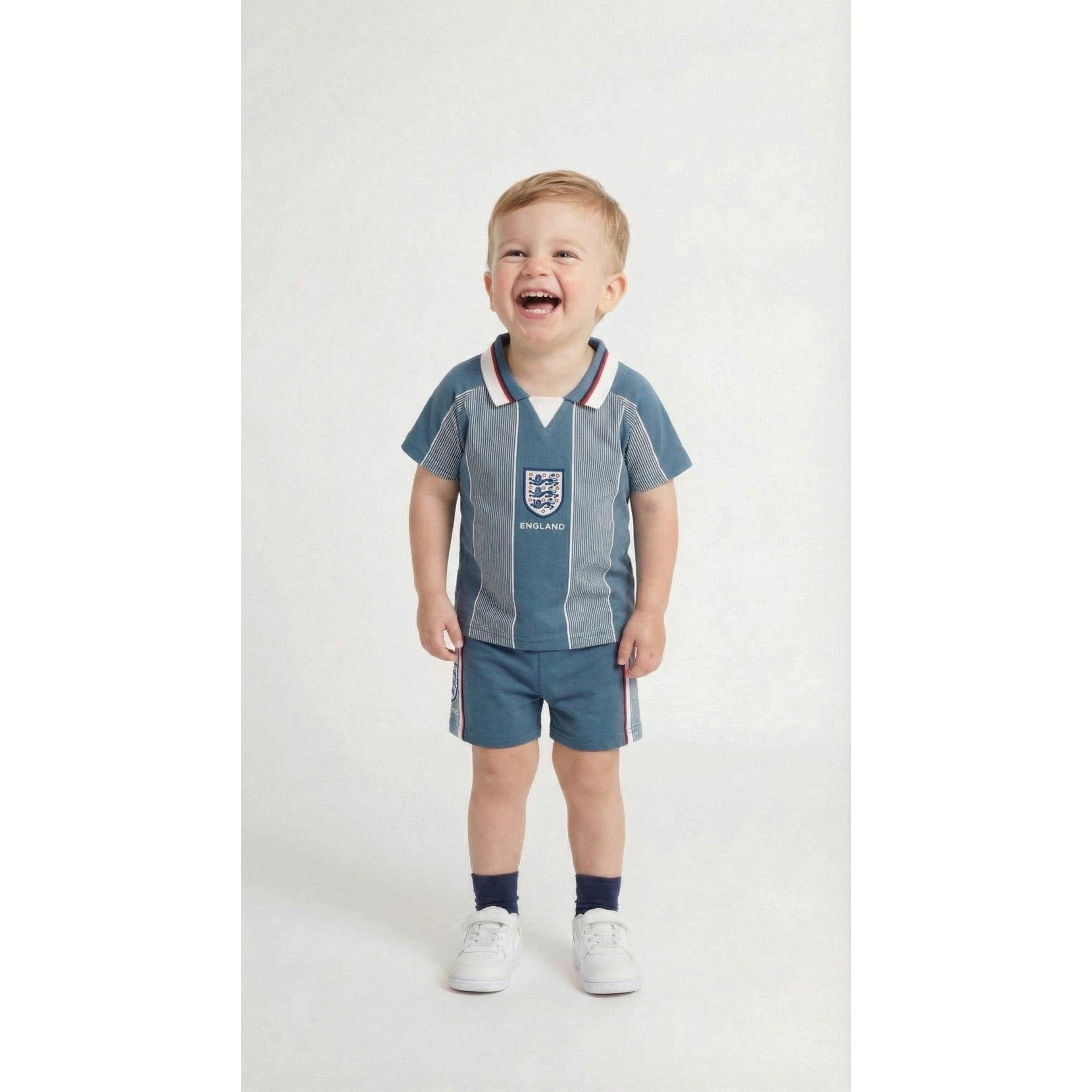 1996 Uitwedstrijd - Team - England 1996 Retro Away Tee & Short - 7