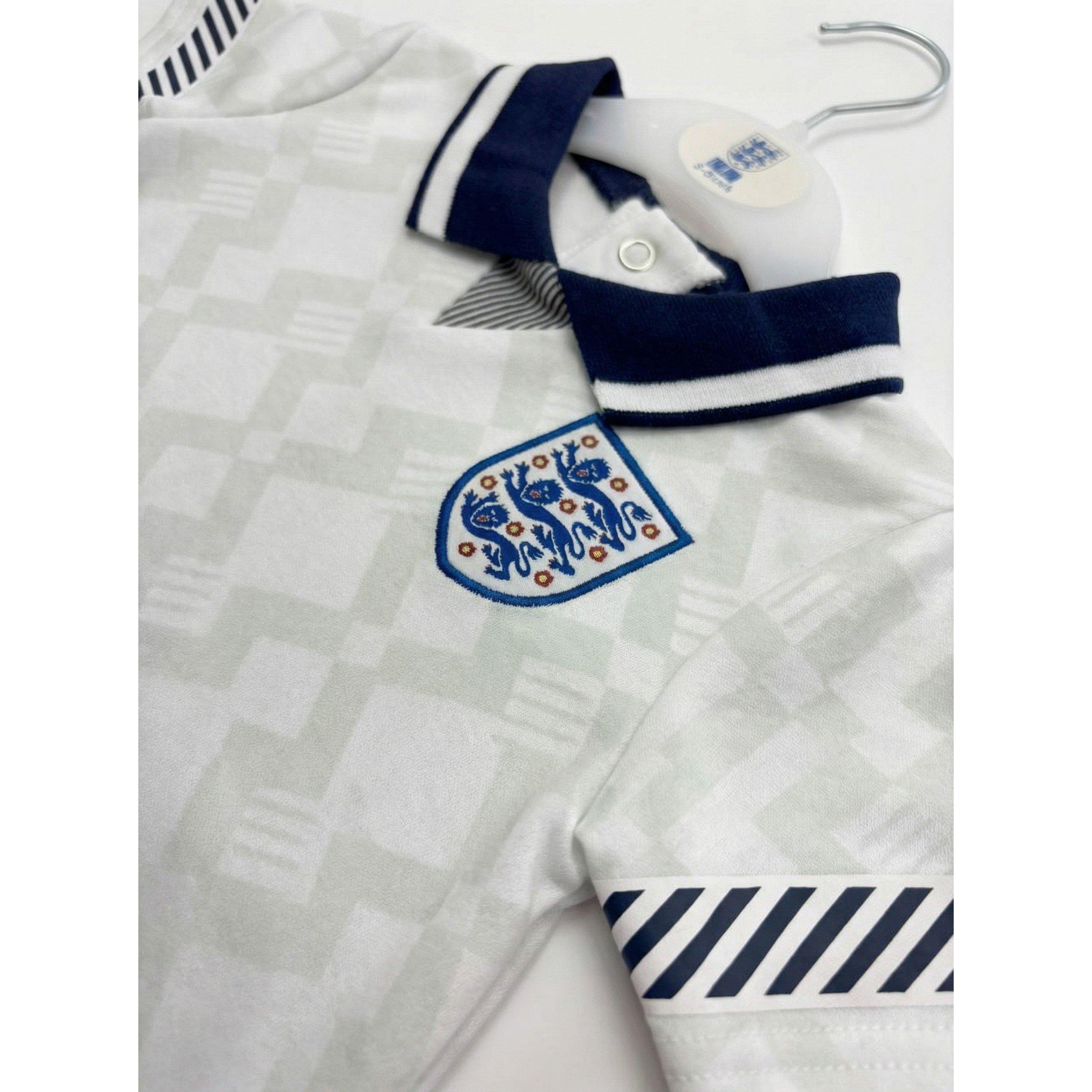 1990 Maison - Team - England 1990 Retro Home Tee & Short - 5