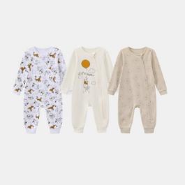 Character 3Pk Sleepsuit baby