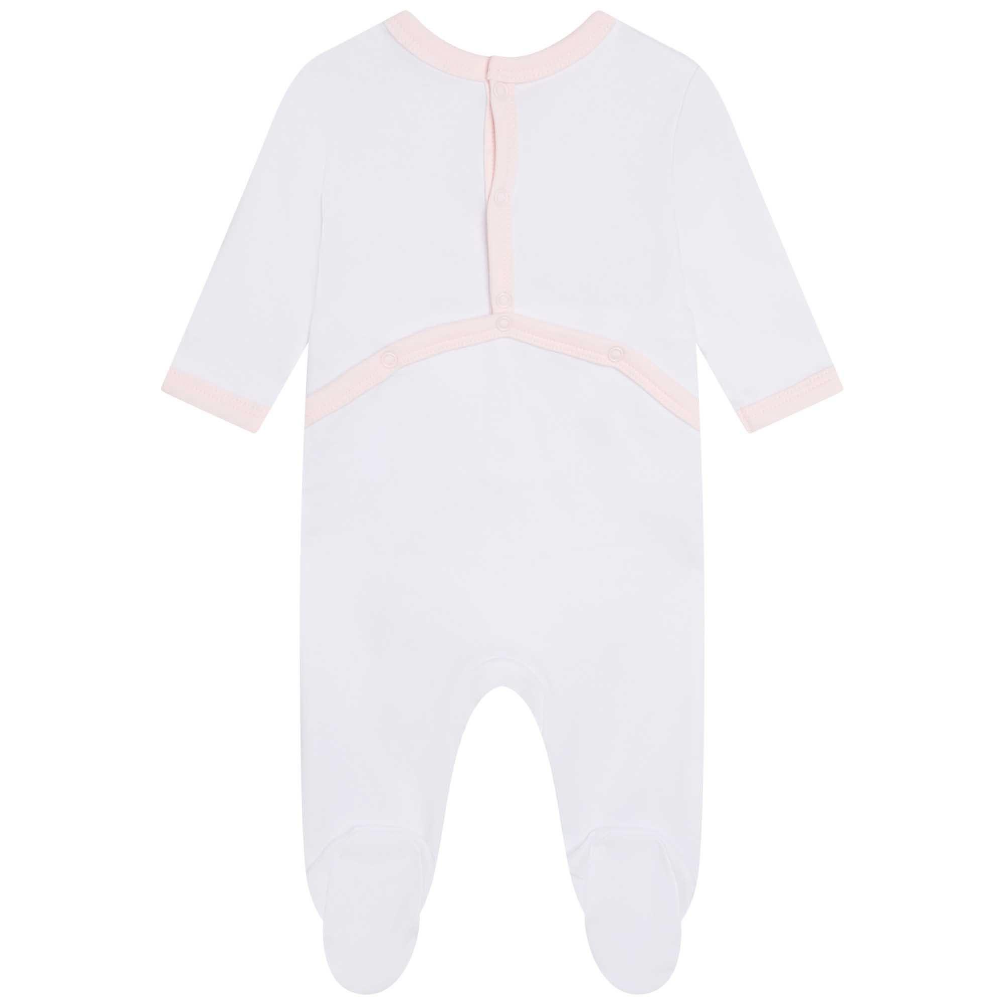 White 10P - Carrement Beau - Kids' Logo Onesie - 2