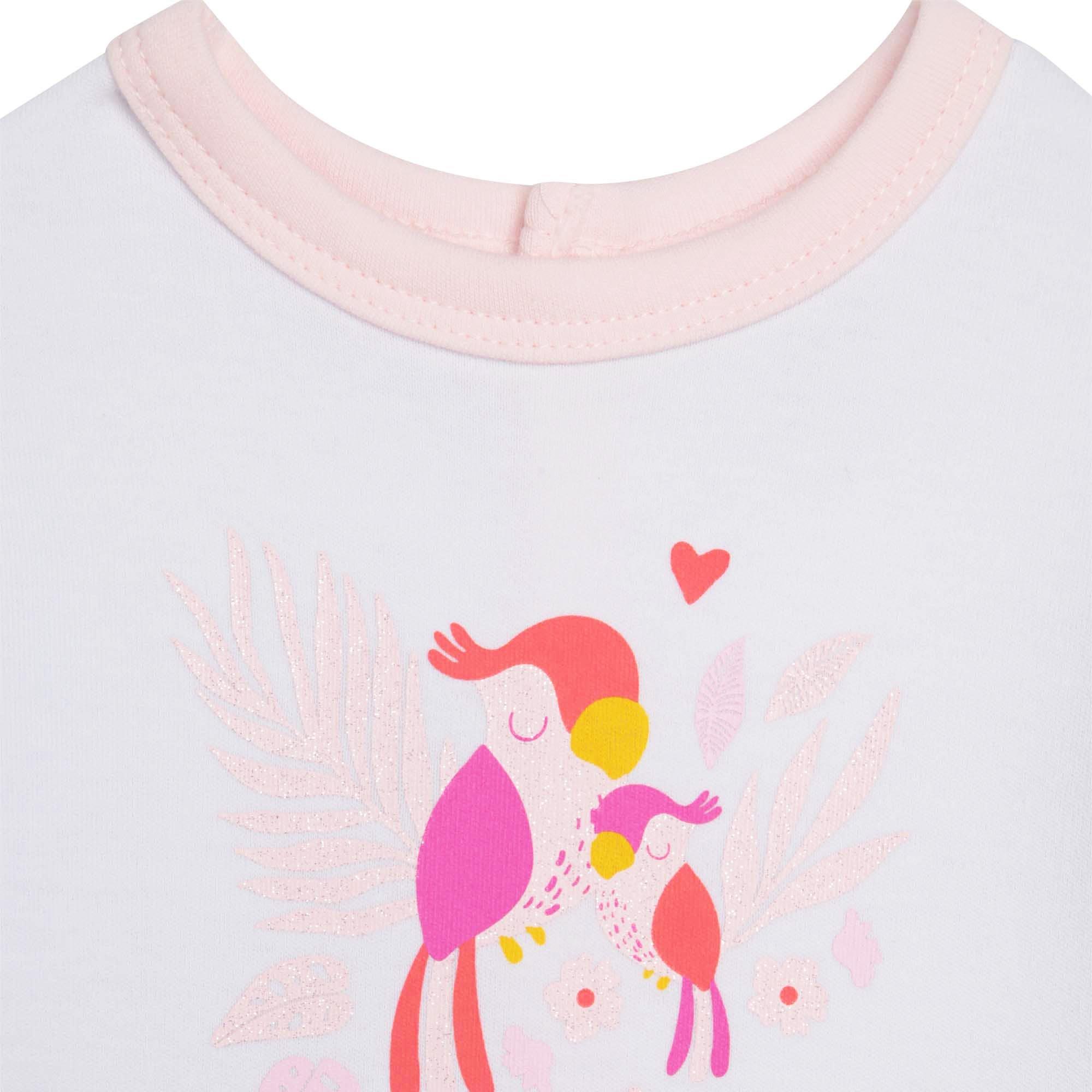 White 10P - Carrement Beau - Kids' Logo Onesie - 3