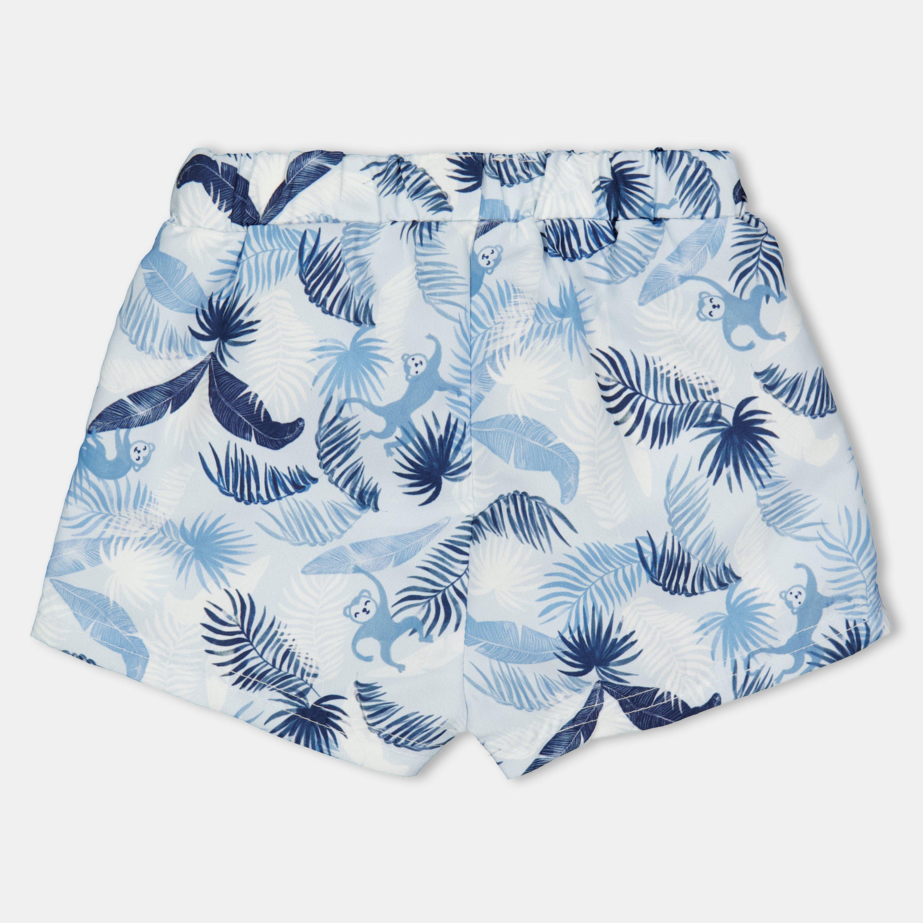 Pale Blue - Carrement Beau - Kids' Trunk Swim Shorts - 2