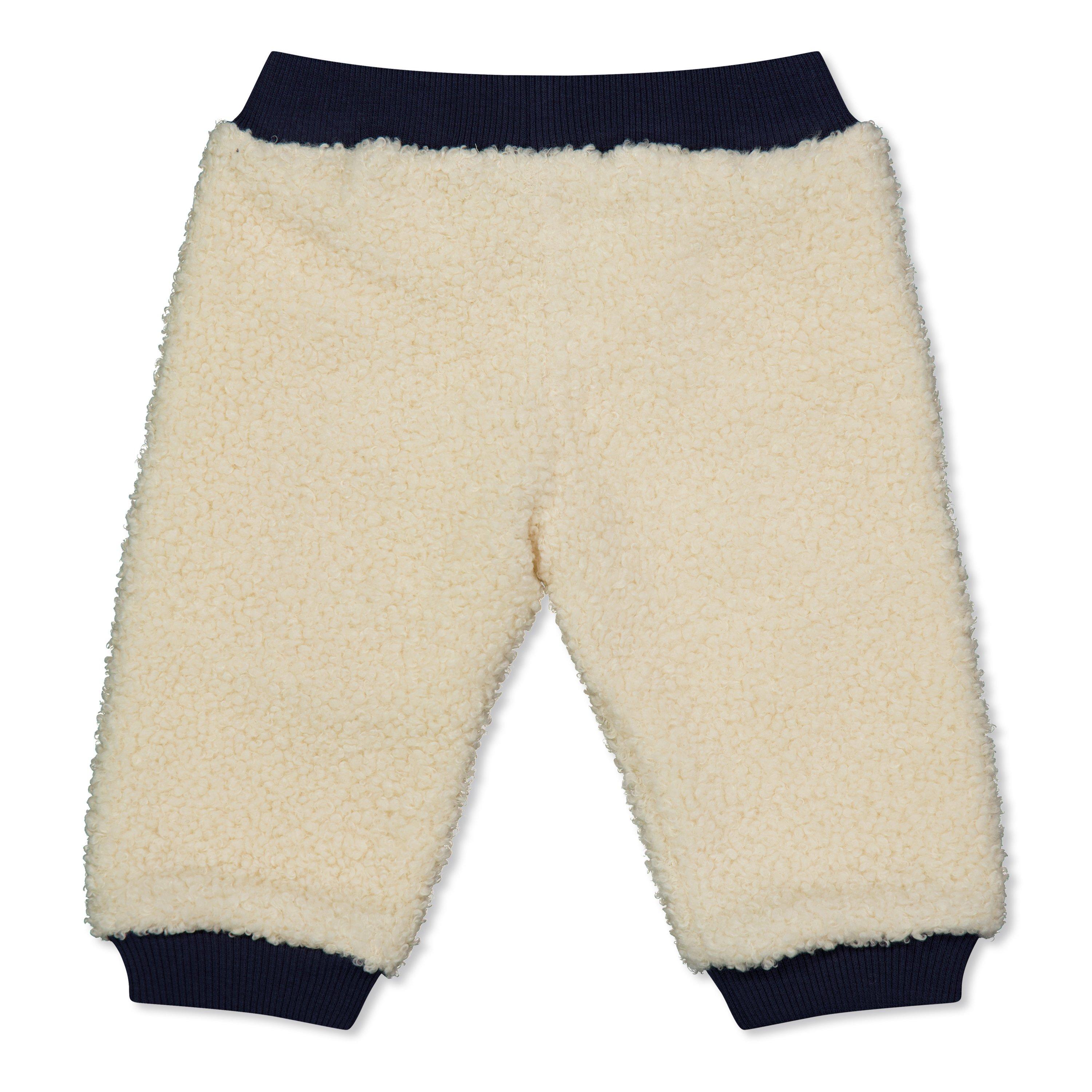 ivory - Balmain - Unisex Kids' Logo Closed Hem Fleece Joggers - 2