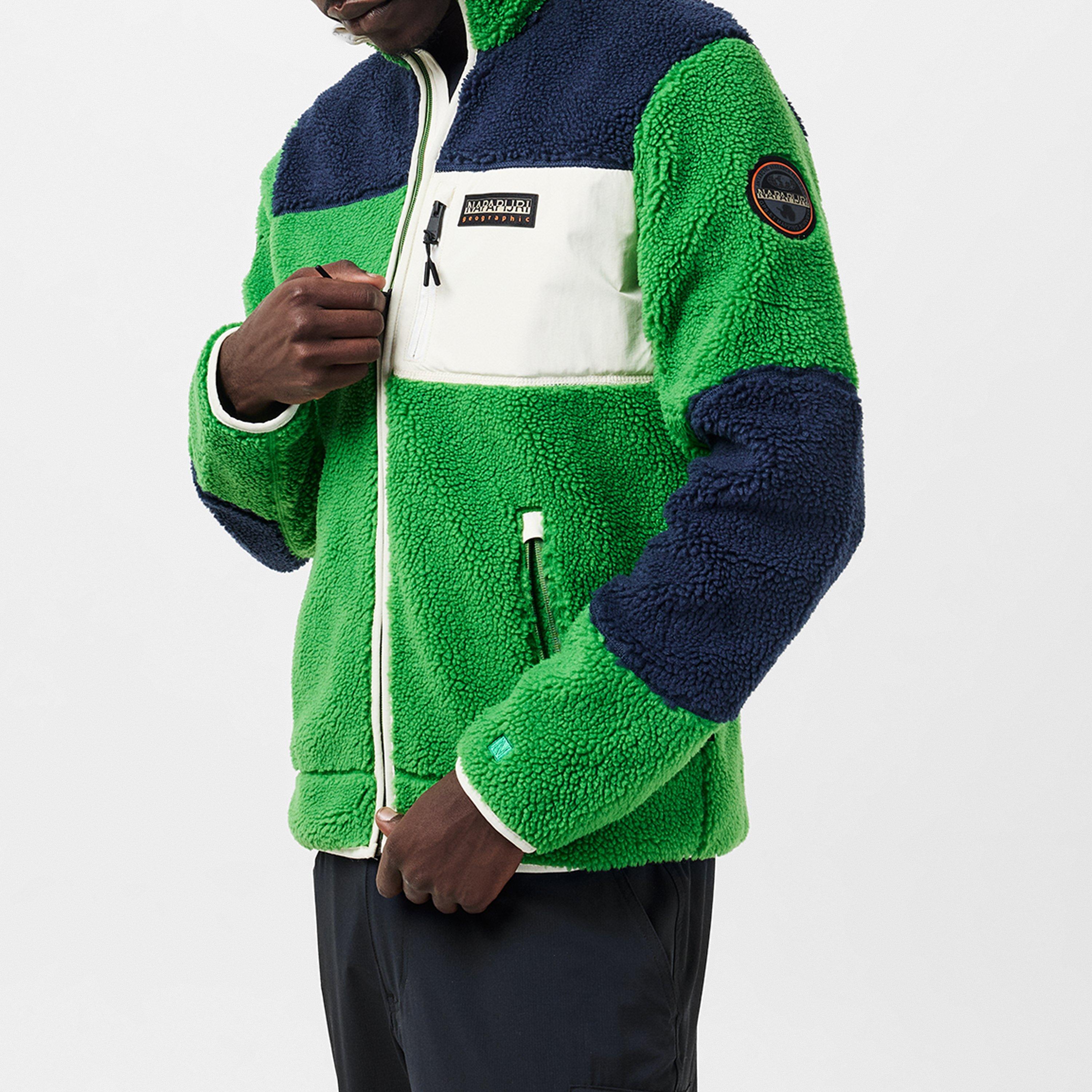 Green - Napapijri - Napa Yupik Fleece Mens - 3