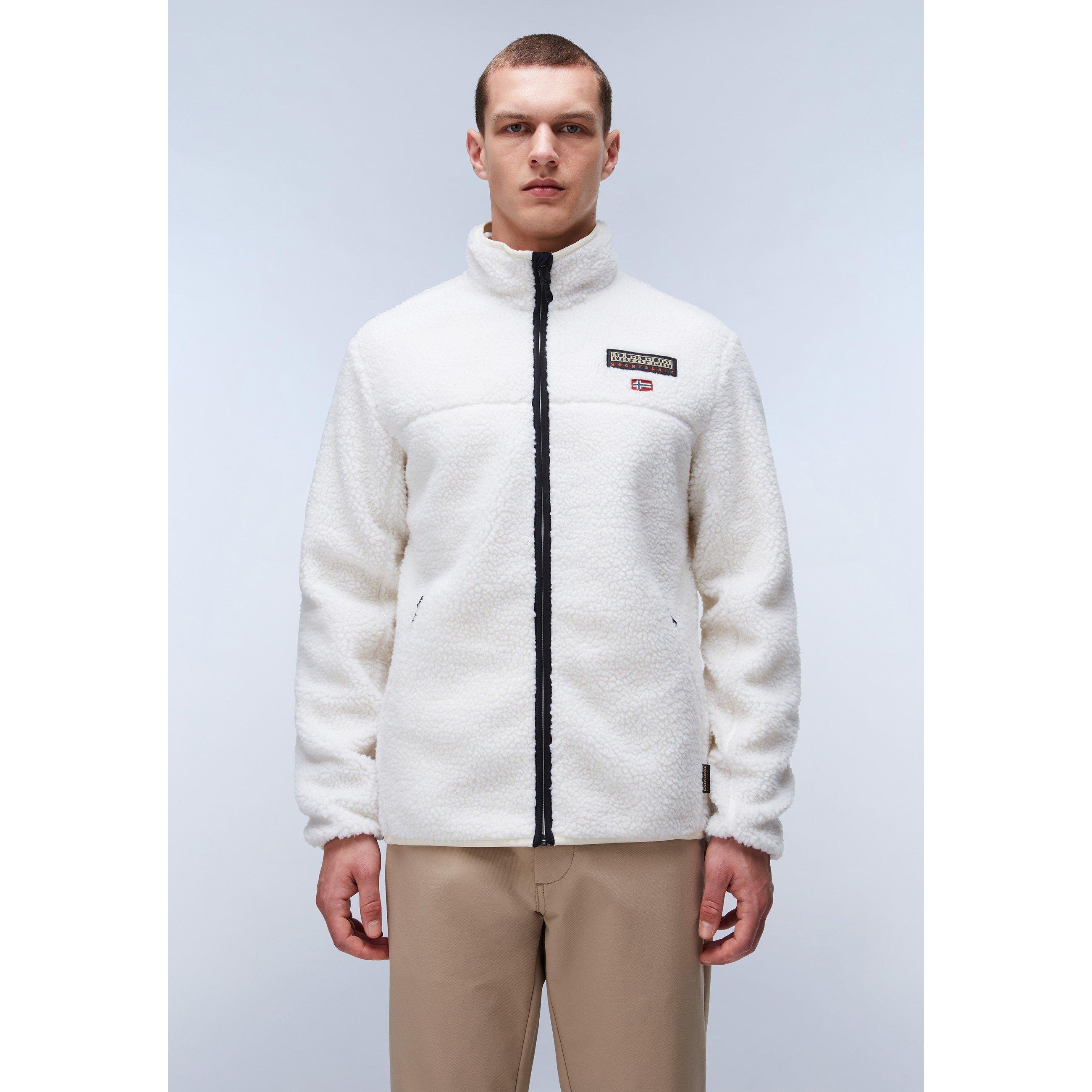 Beige - Napapijri - Men's Tynik Full-Zip Fleece - 1