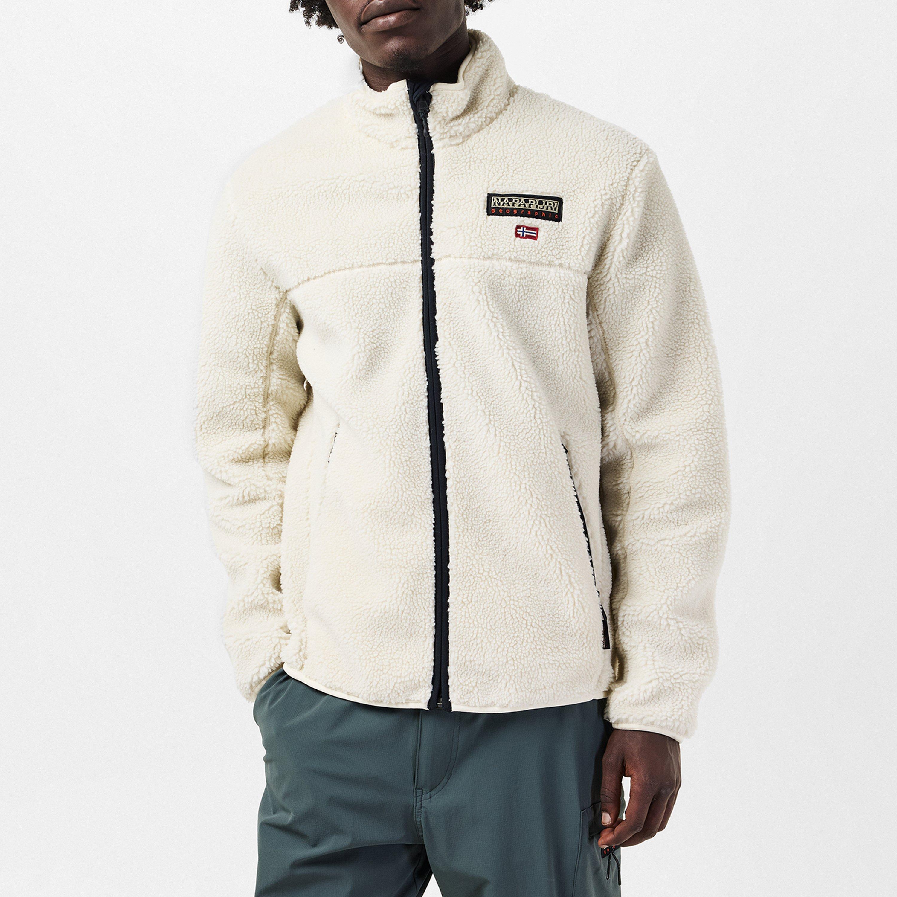 Beige - Napapijri - Men's Tynik Full-Zip Fleece - 3