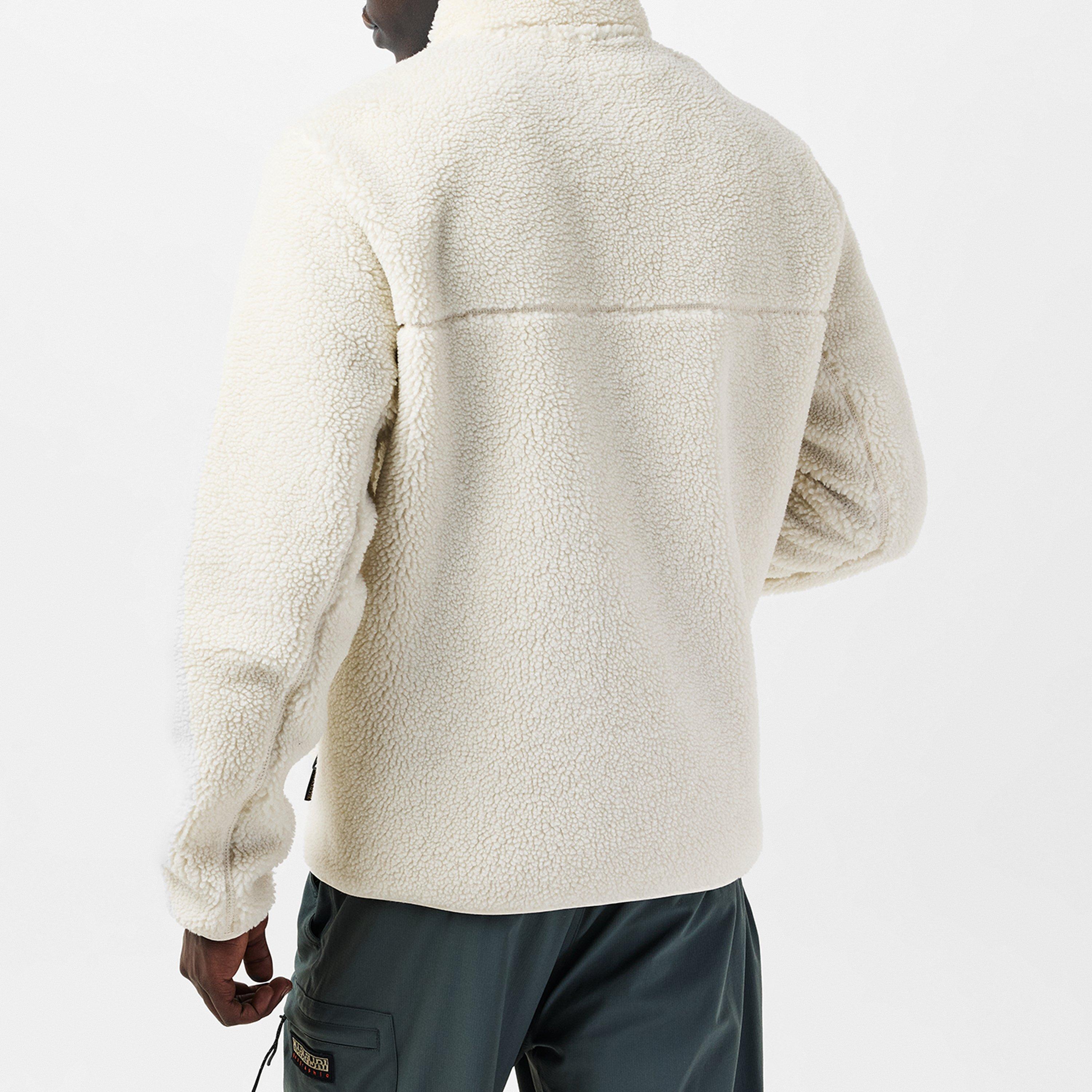 Beige - Napapijri - Men's Tynik Full-Zip Fleece - 4