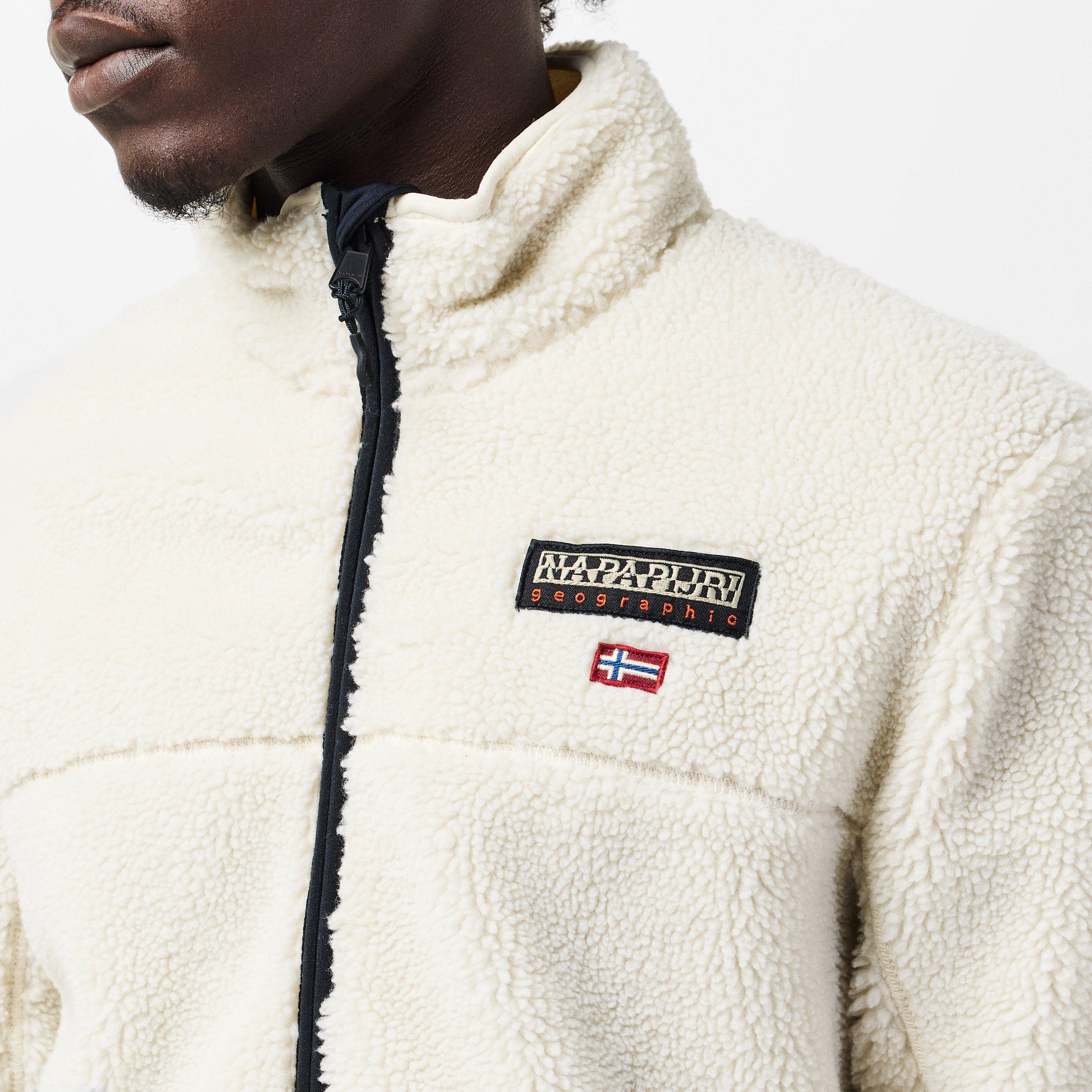 Beige - Napapijri - Men's Tynik Full-Zip Fleece - 5