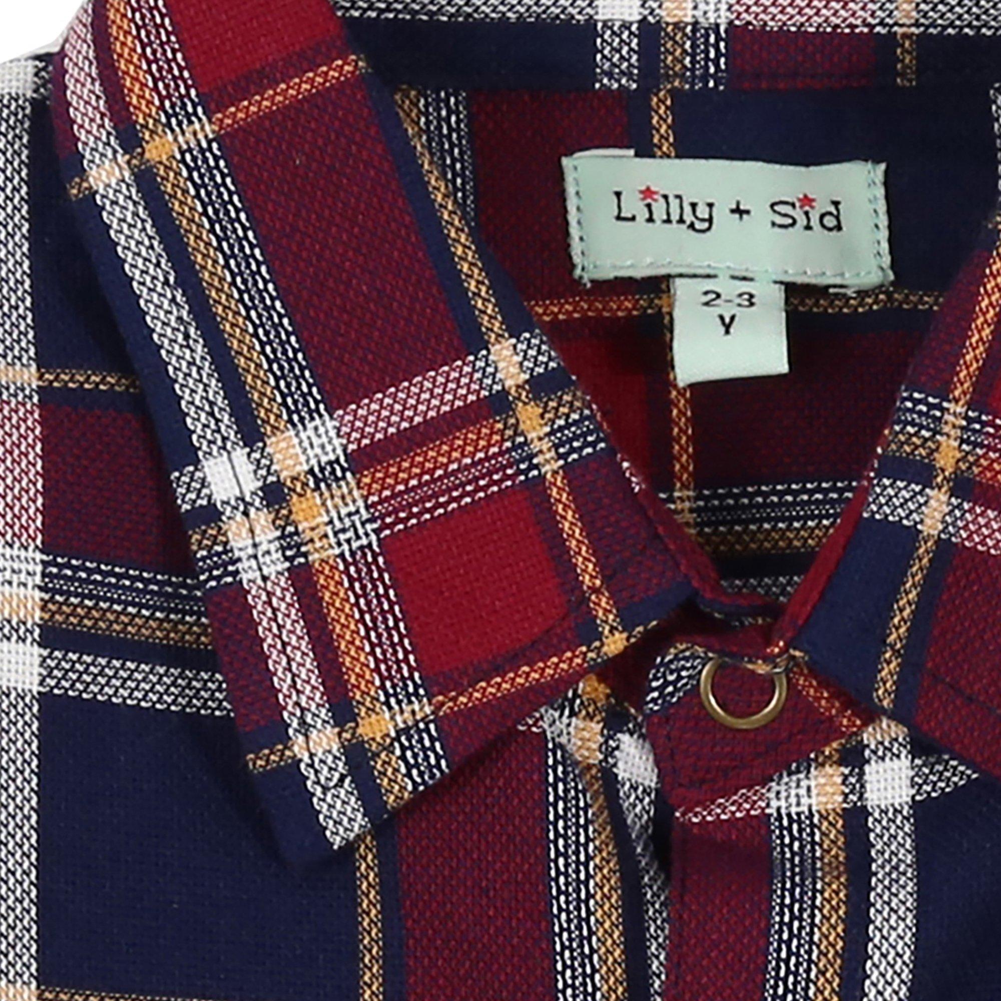 Multi - Lilly and Sid - Long-Sleeve Patterned Shirt - 3