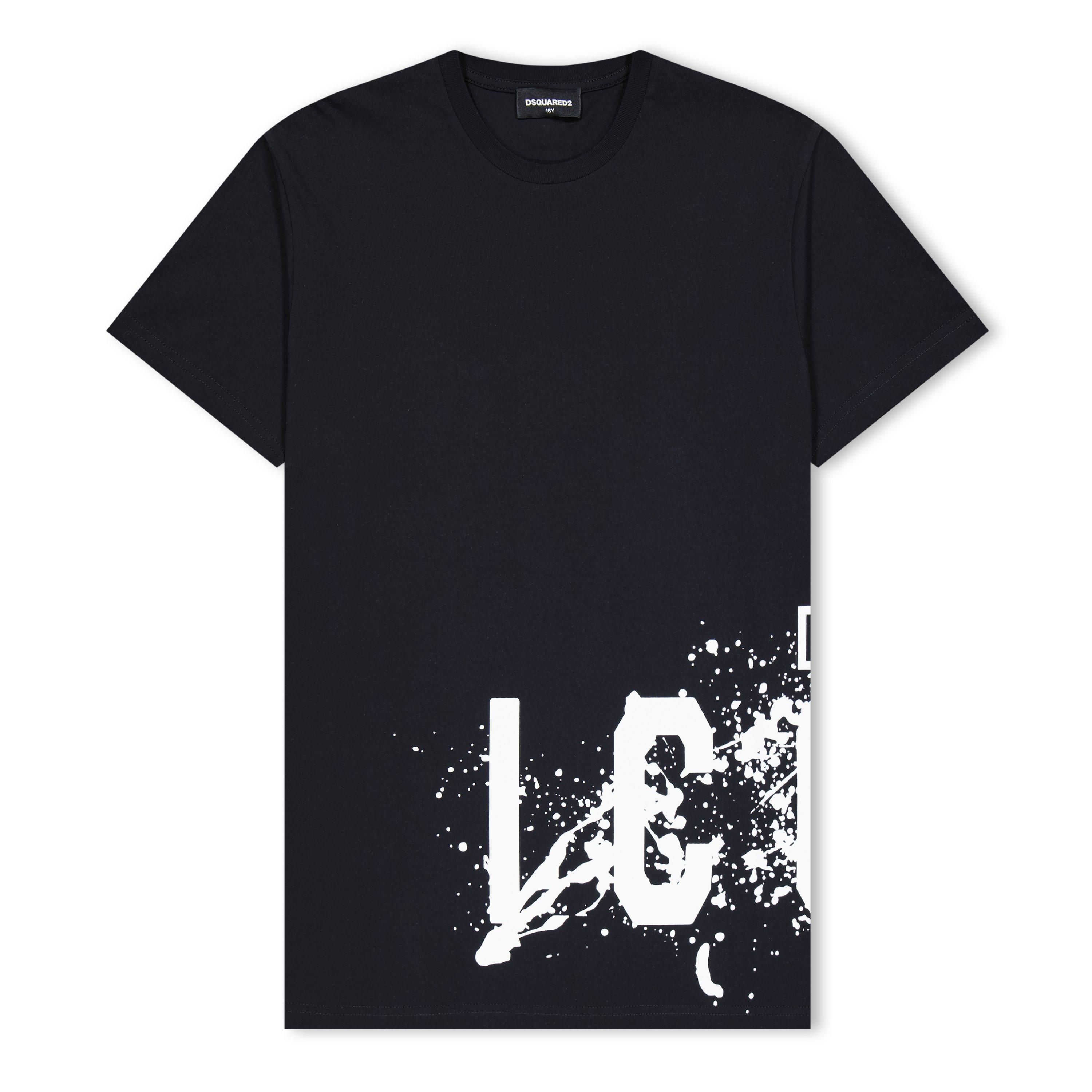 Blk/Wht DQ900 - DSquared2 - Icon T-Shirt Junior - 1