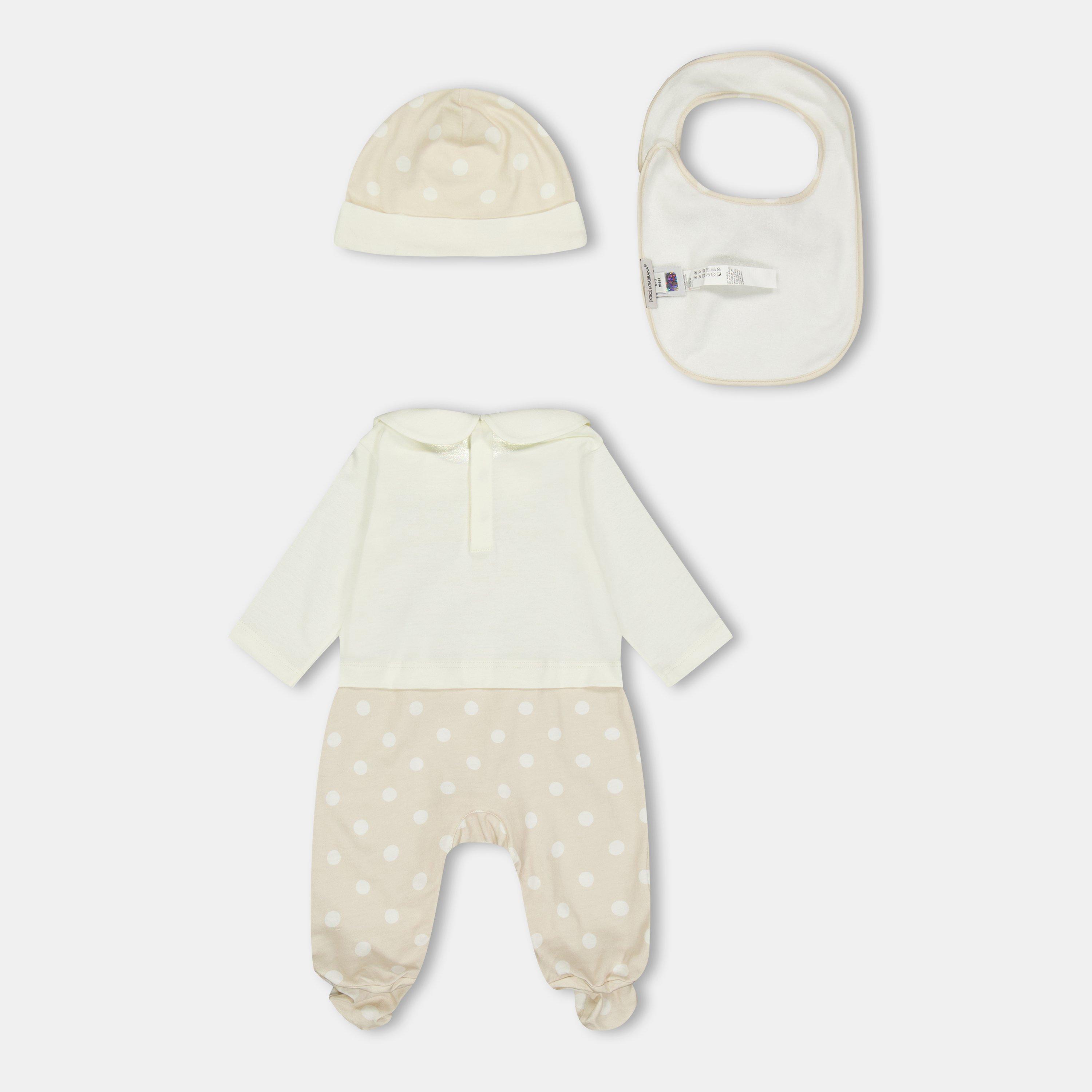Beige S9000 - Dolce and Gabbana - Unisex Kids' All-in-One Clothing Set - 2