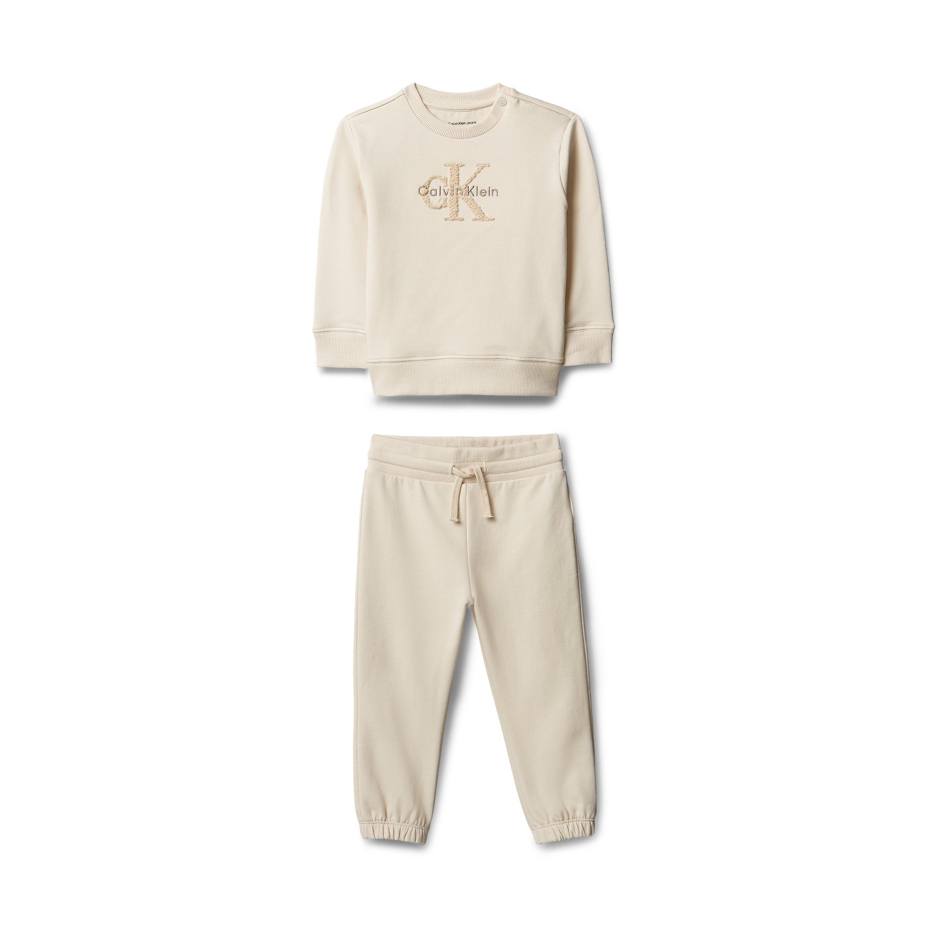 Grey - Calvin Klein - Unisex Kids' Pyjama Set - 1