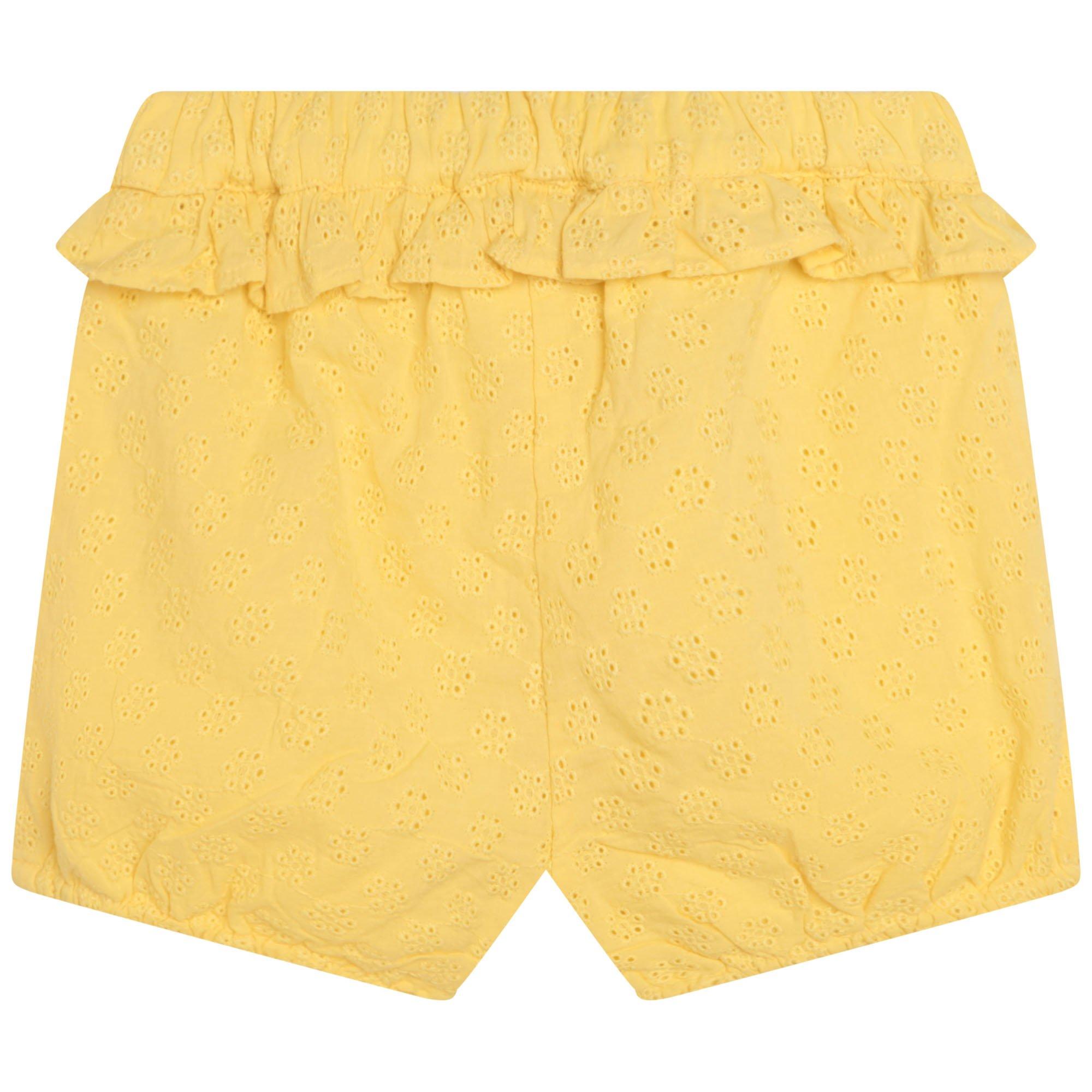Straw Yellow - Carrement Beau - Kids' Jersey Jogger Shorts - 2