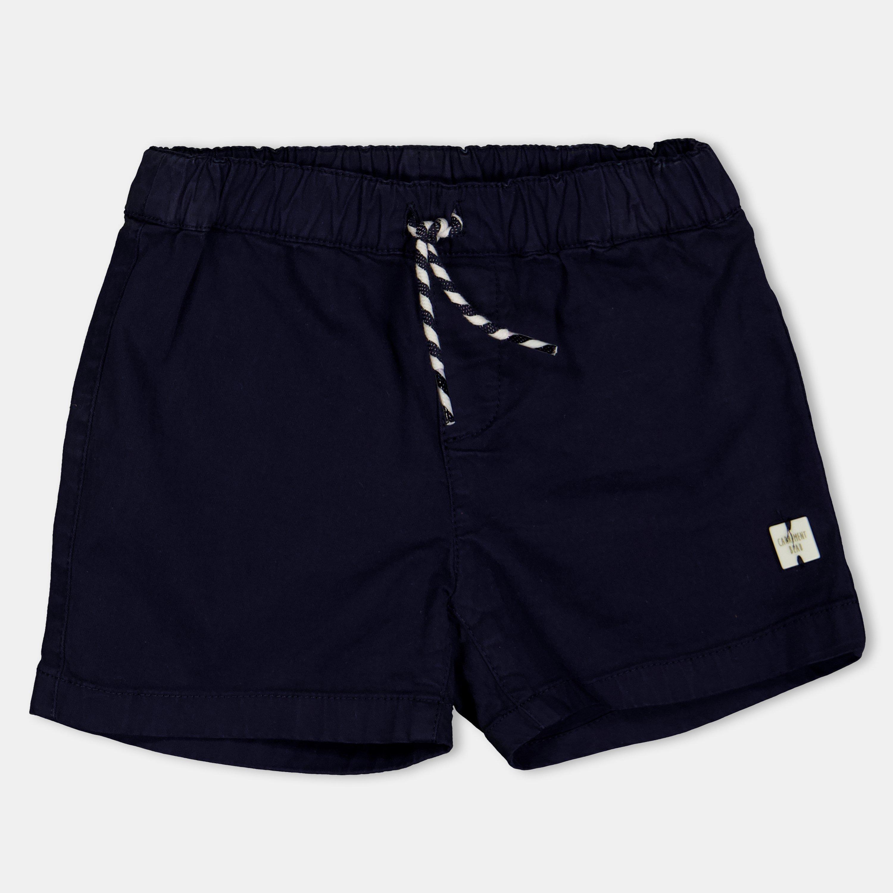 Navy - Carrement Beau - Kids' Jersey Jogger Shorts