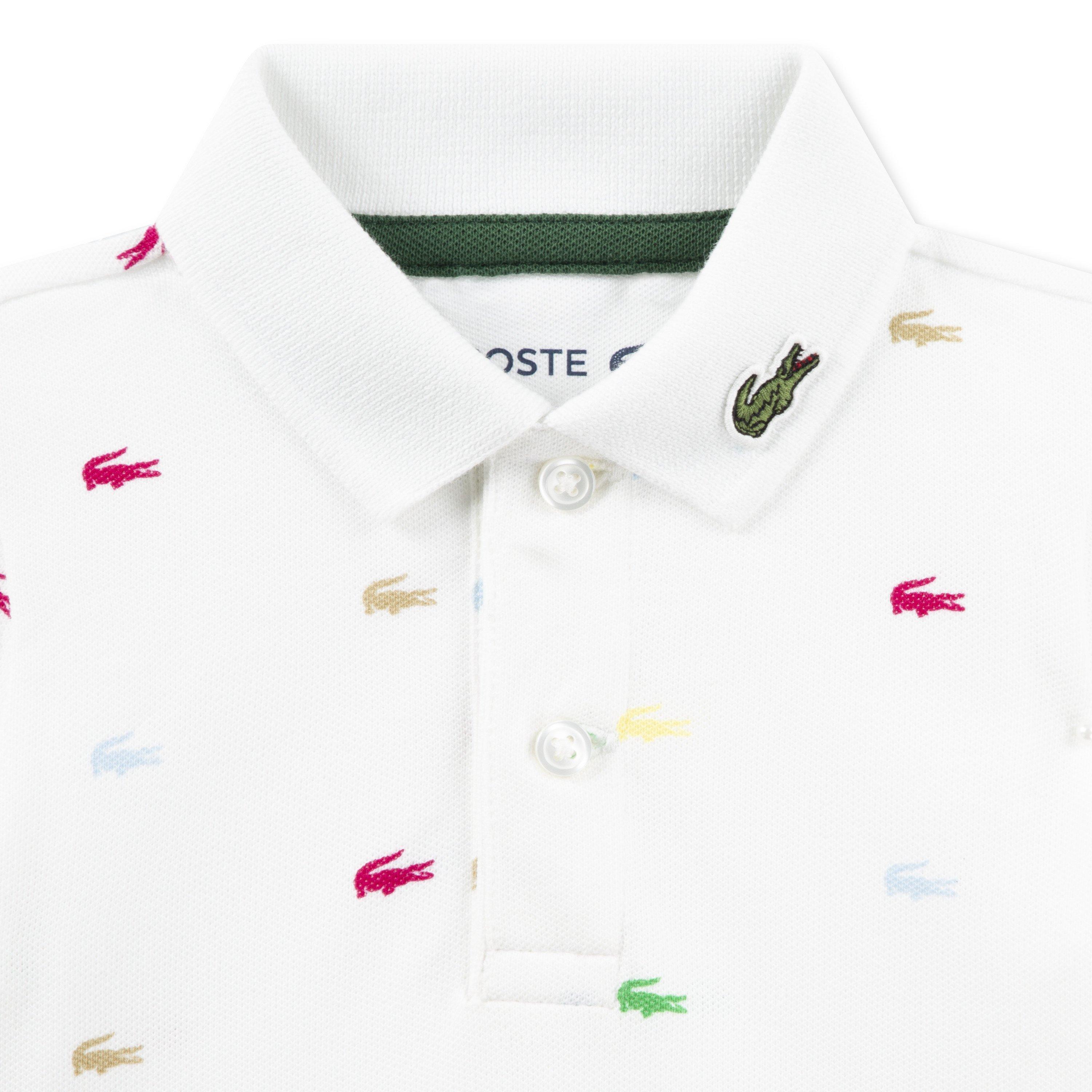 White W8L - Lacoste - Unisex Kids' Pique Onesie - 2