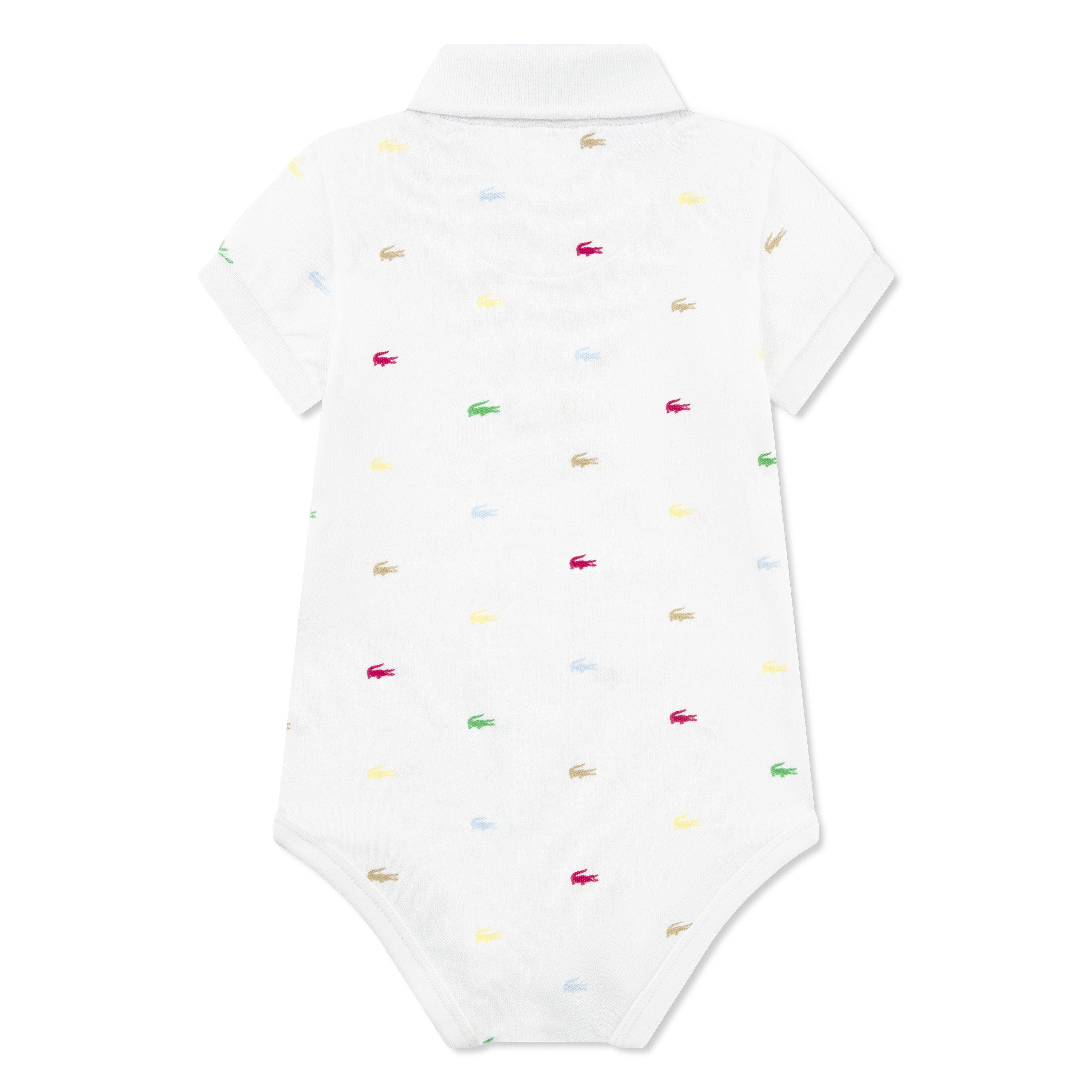 White W8L - Lacoste - Unisex Kids' Pique Onesie - 4