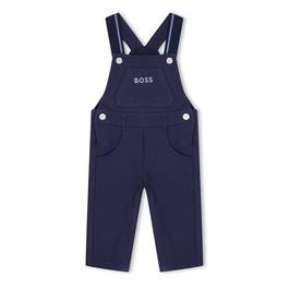 Boss Kids Logo Dungarees