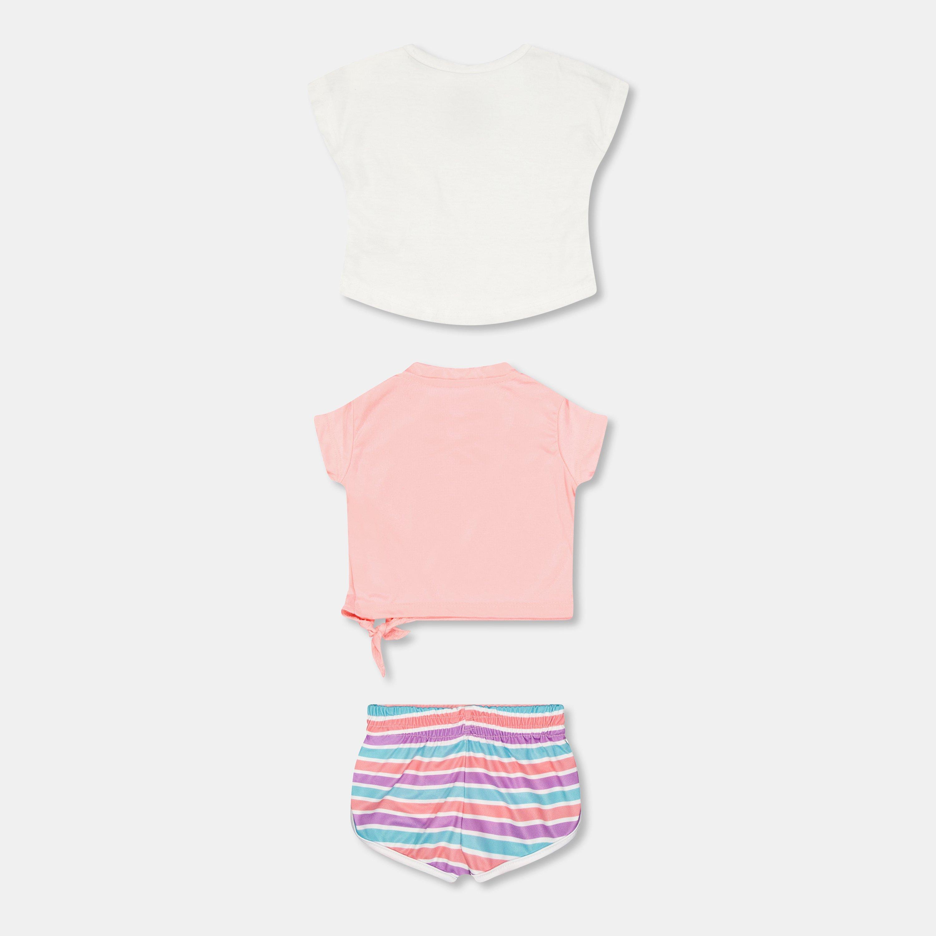 Neon Candy - Reebok - Kids' Top and Shorts Set - 2