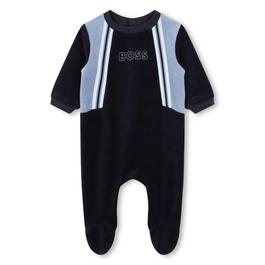 Boss Striped Logo All-In-One Babies