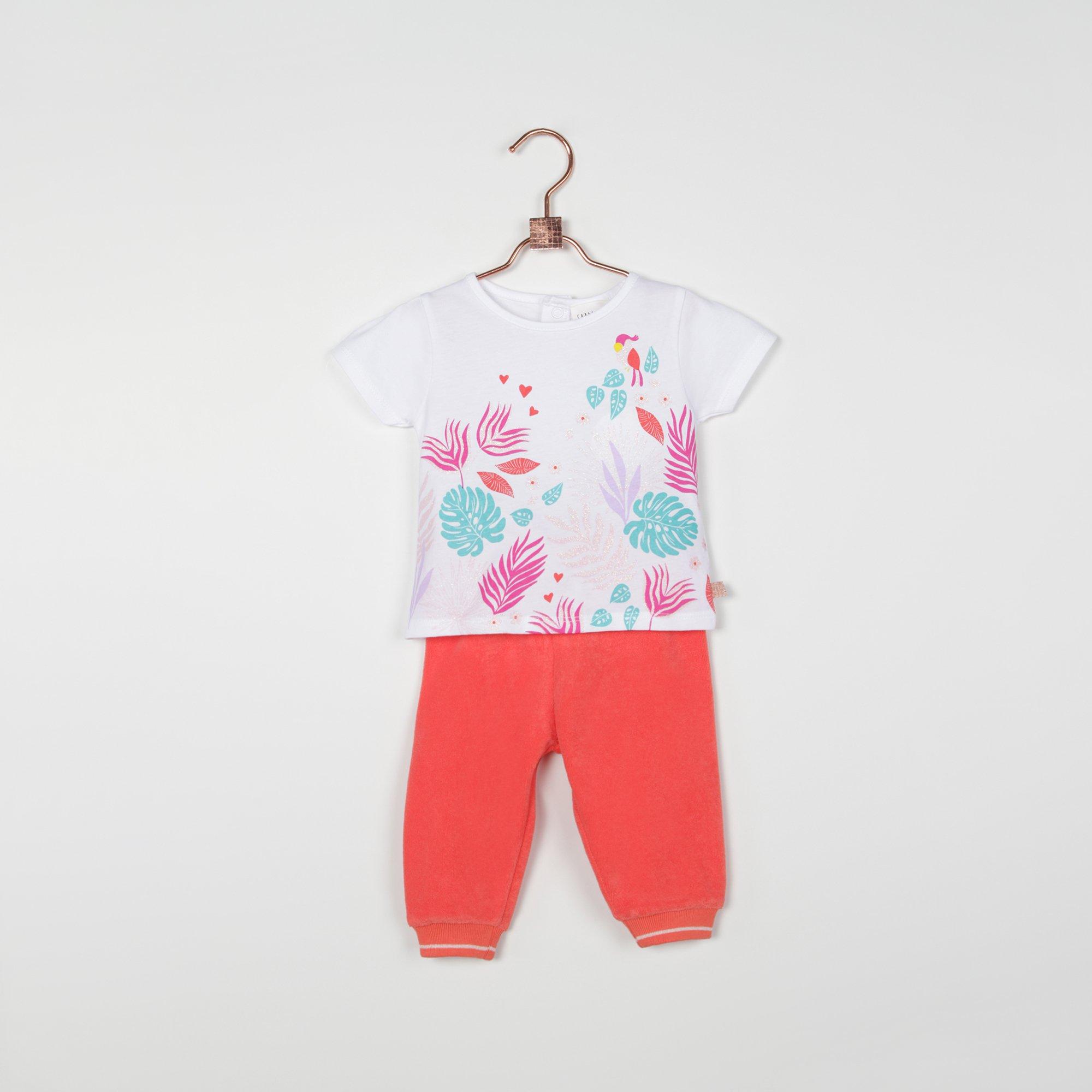 Peach - Carrement Beau - Kids' Straight Leg Trousers - 3