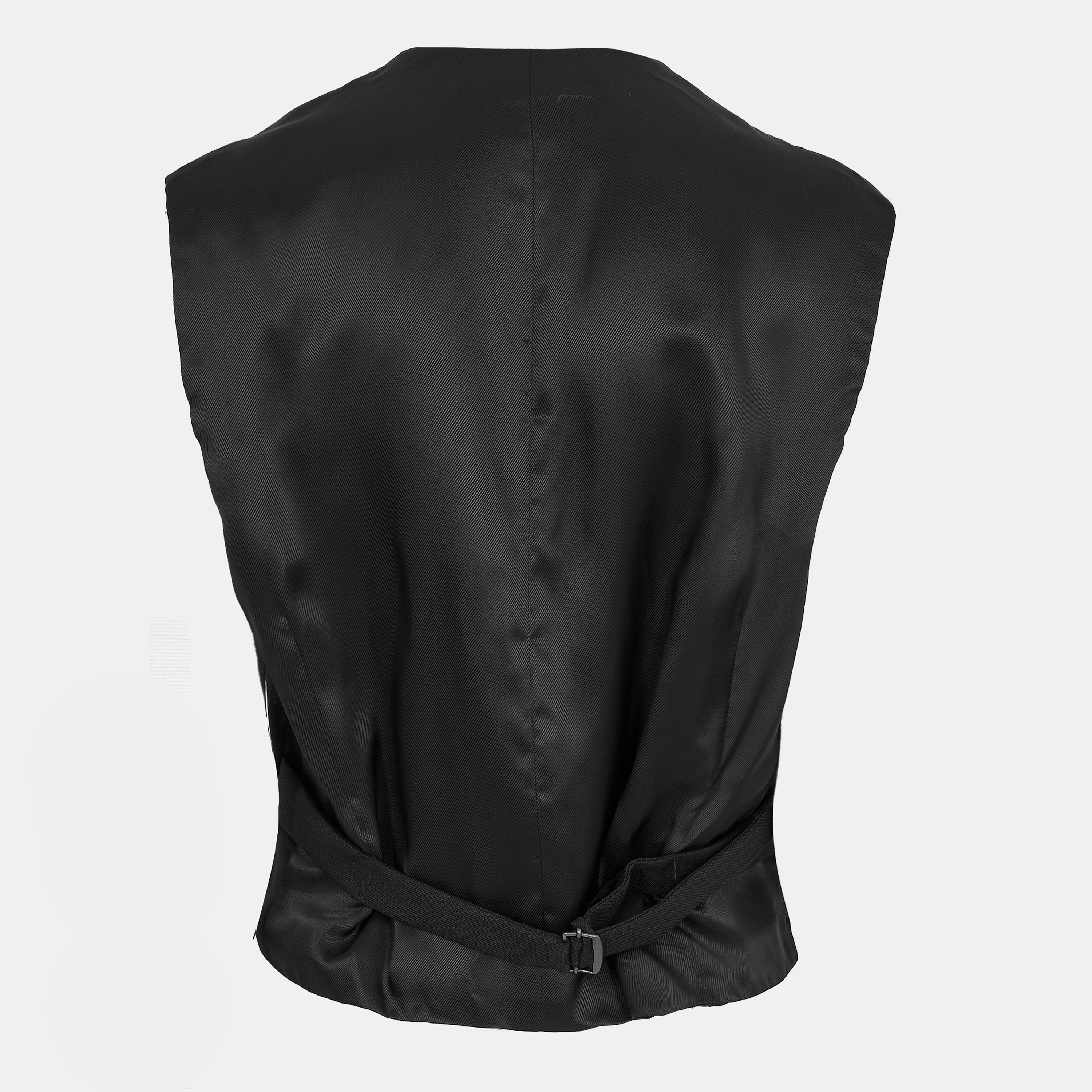 Black - Gucci - Men's Formal Tailored Fit Waistcoat - 2