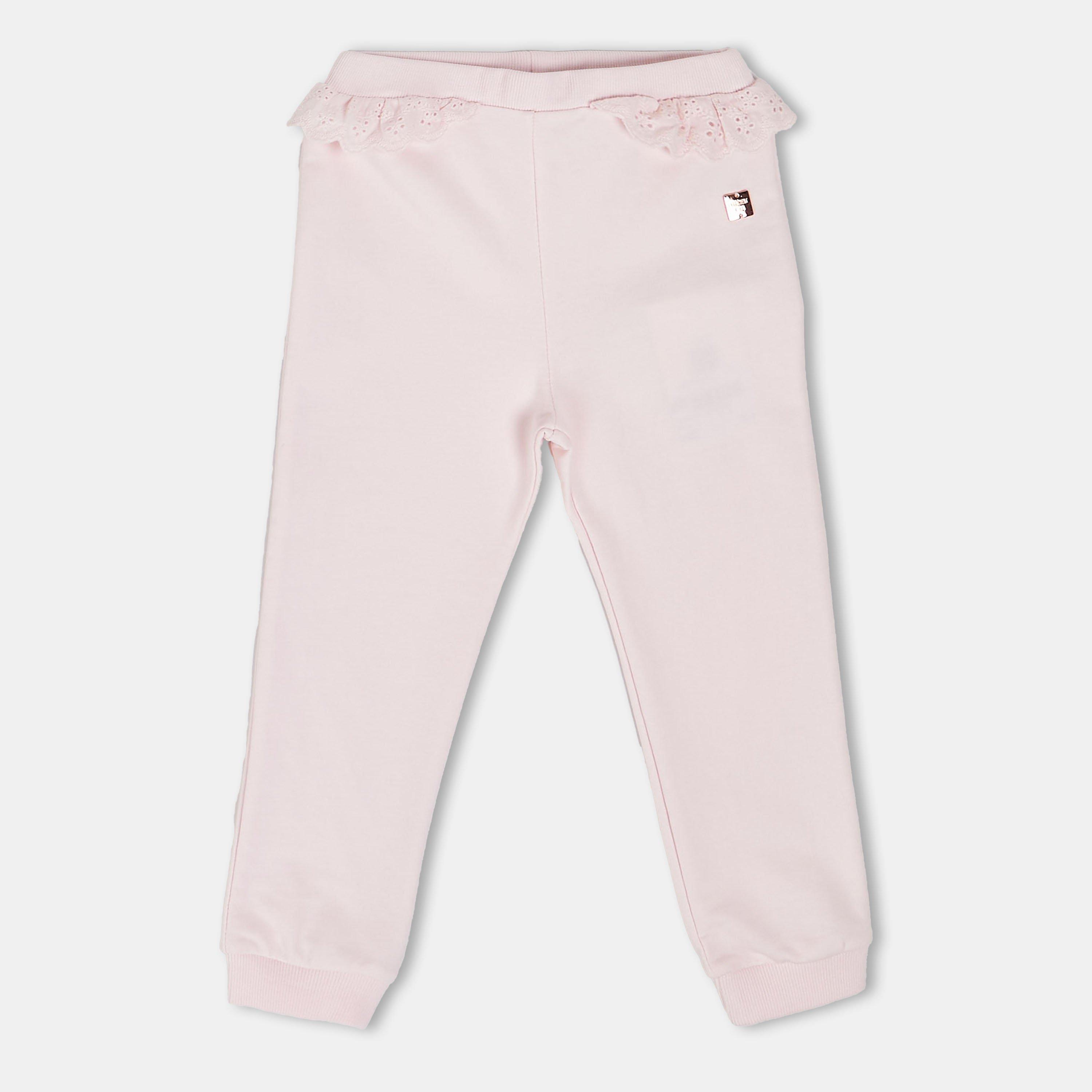 Carrement Beau Unisex Kids' Straight Leg Trousers - Apricot