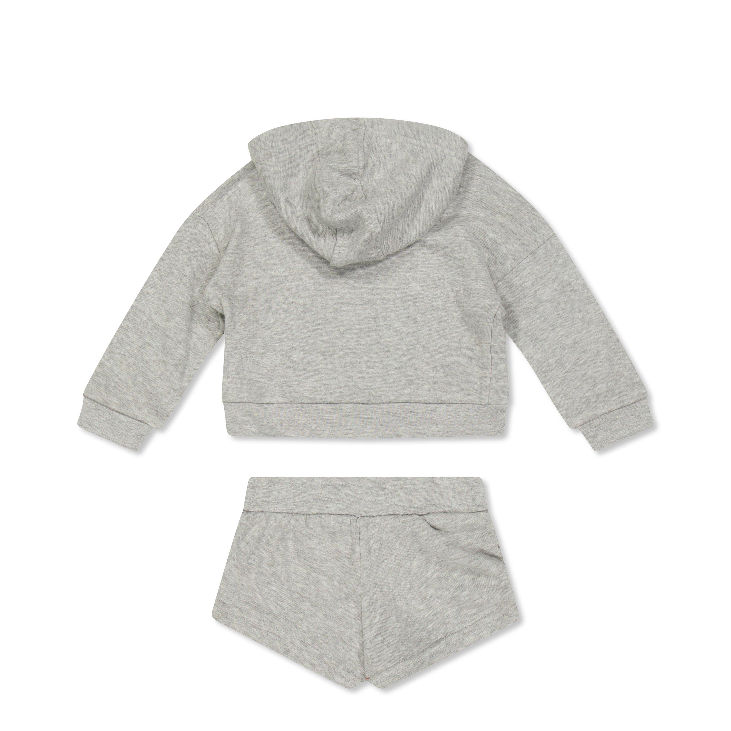 Lt Grey Heather - Reebok - Hood Shrt Set Bb99 - 2