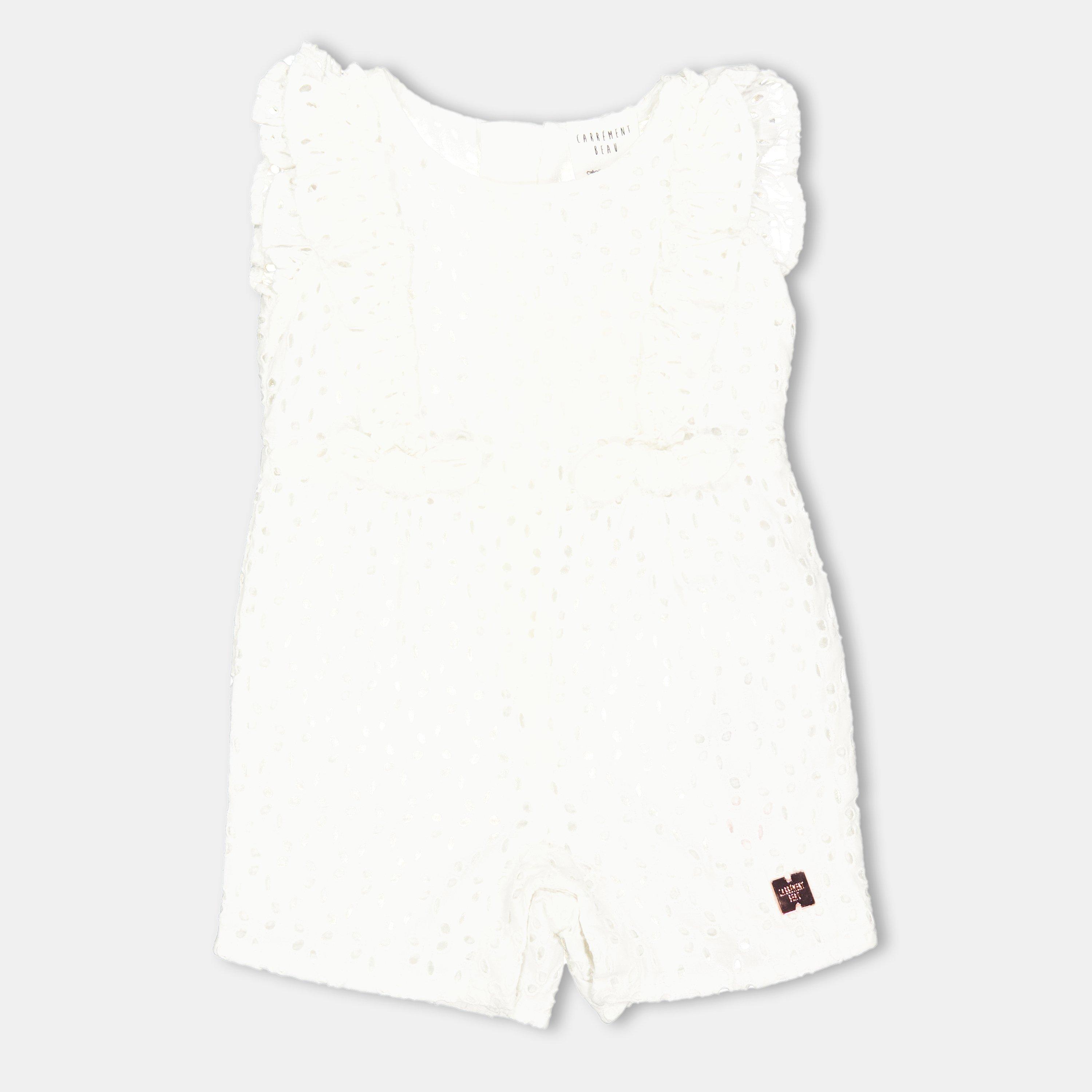 Carrement Beau  Newborn Kids' Onesie - White - 9M