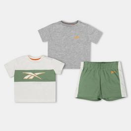 Reebok 3Pc Short Set Bb99