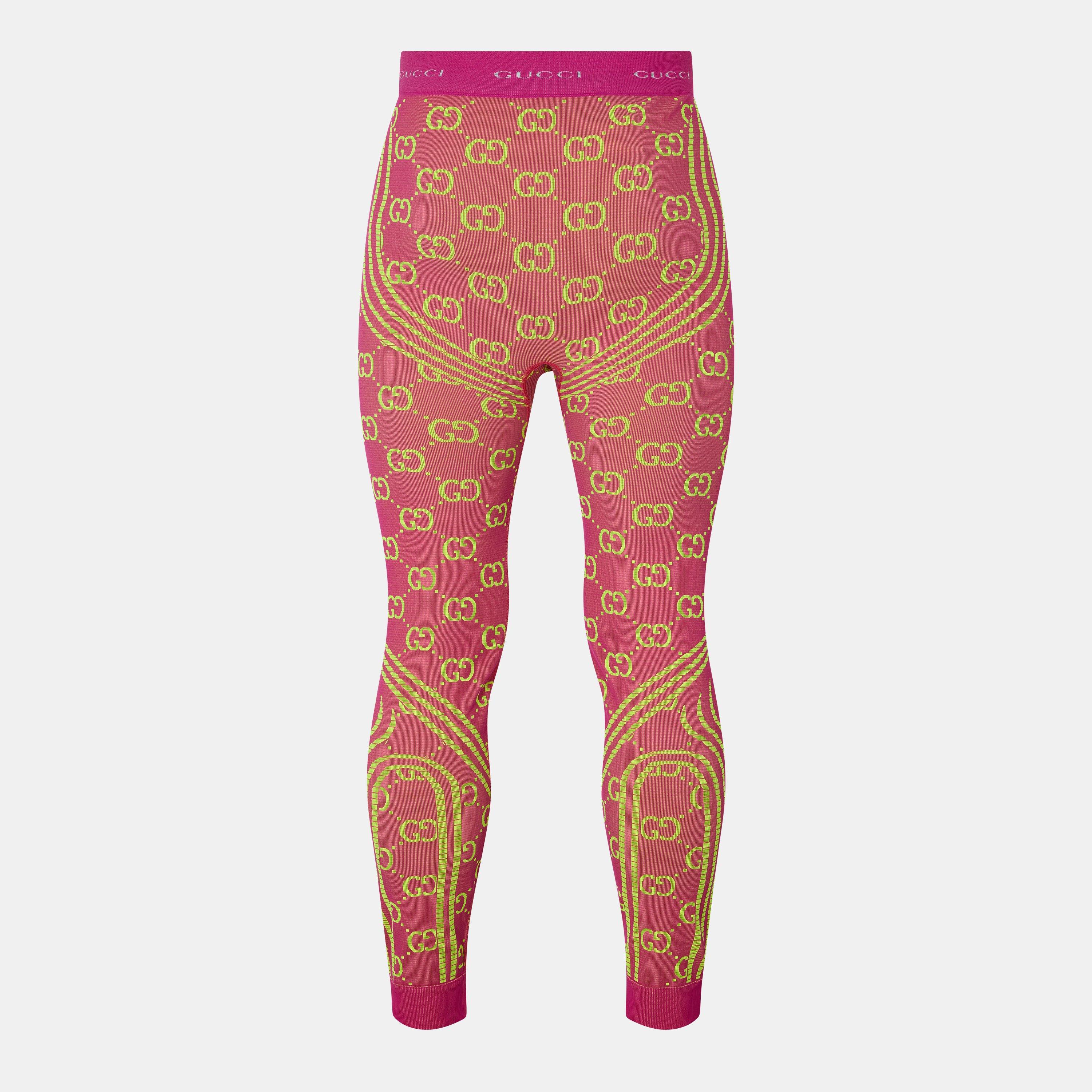 Cyclmn/Yllw/Mc - Gucci - Men's Athletic Contemporary Fit Leggings - 2