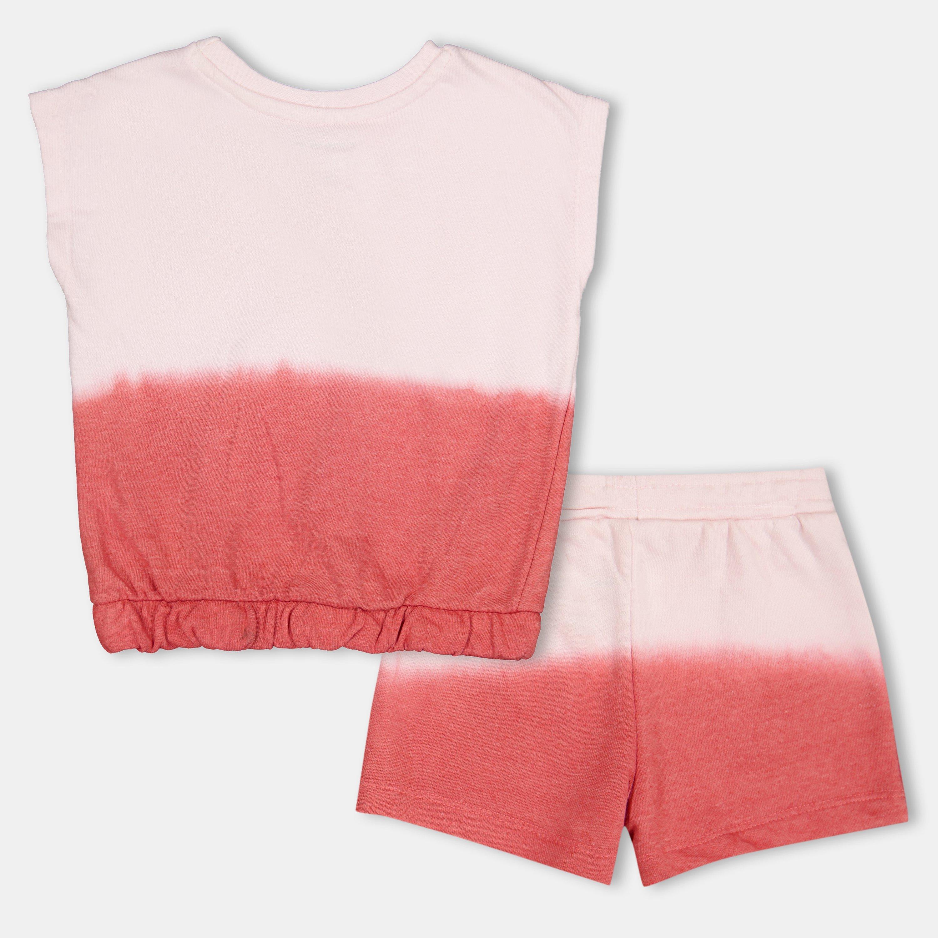 Sunkist Coral - Reebok - Ombre Top and Shorts Set - 2