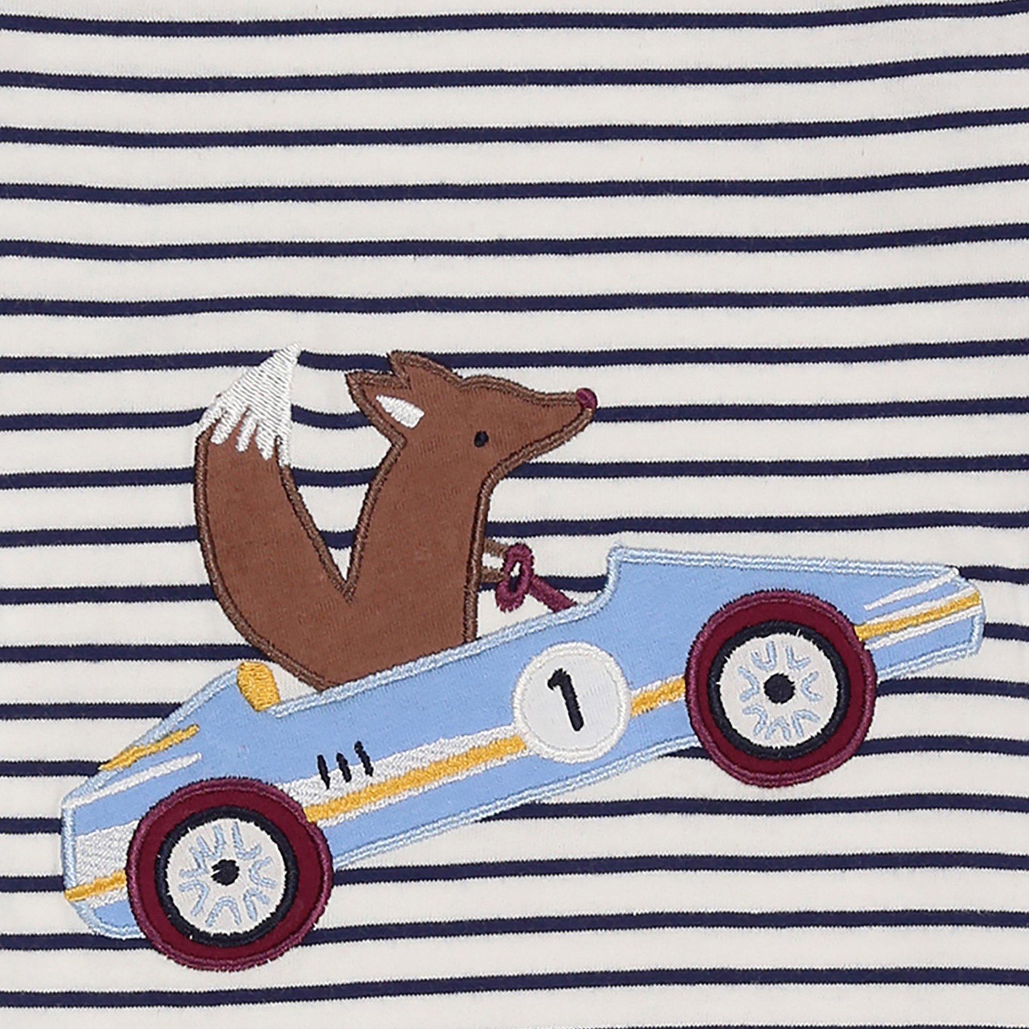 Navy - Lilly and Sid - Kids' Playsuit - 3