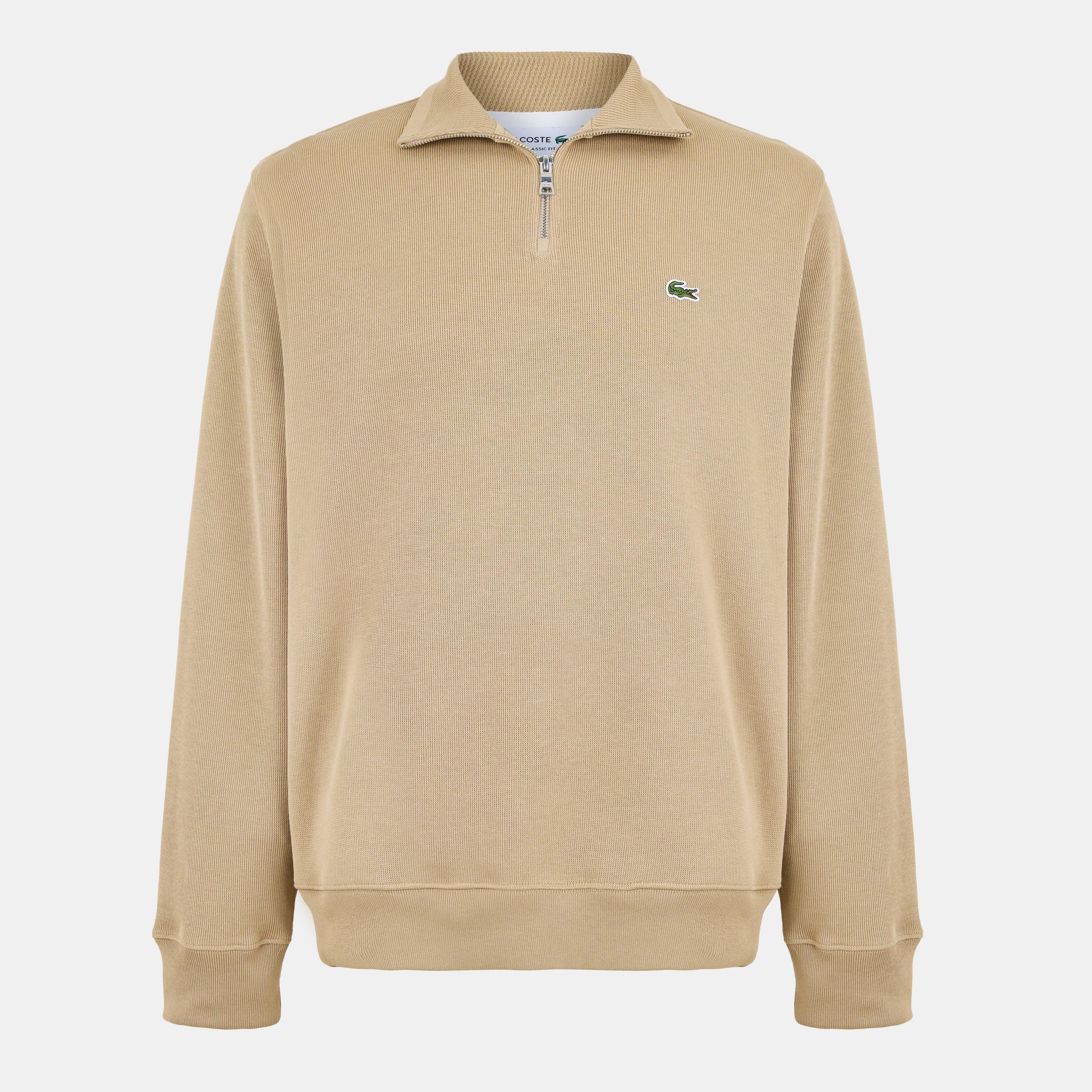 Lacoste Men's Viennese 02S Quarter-Zip Fleece Top - S