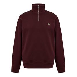 Lacoste Quarter-Zip Fleece Top