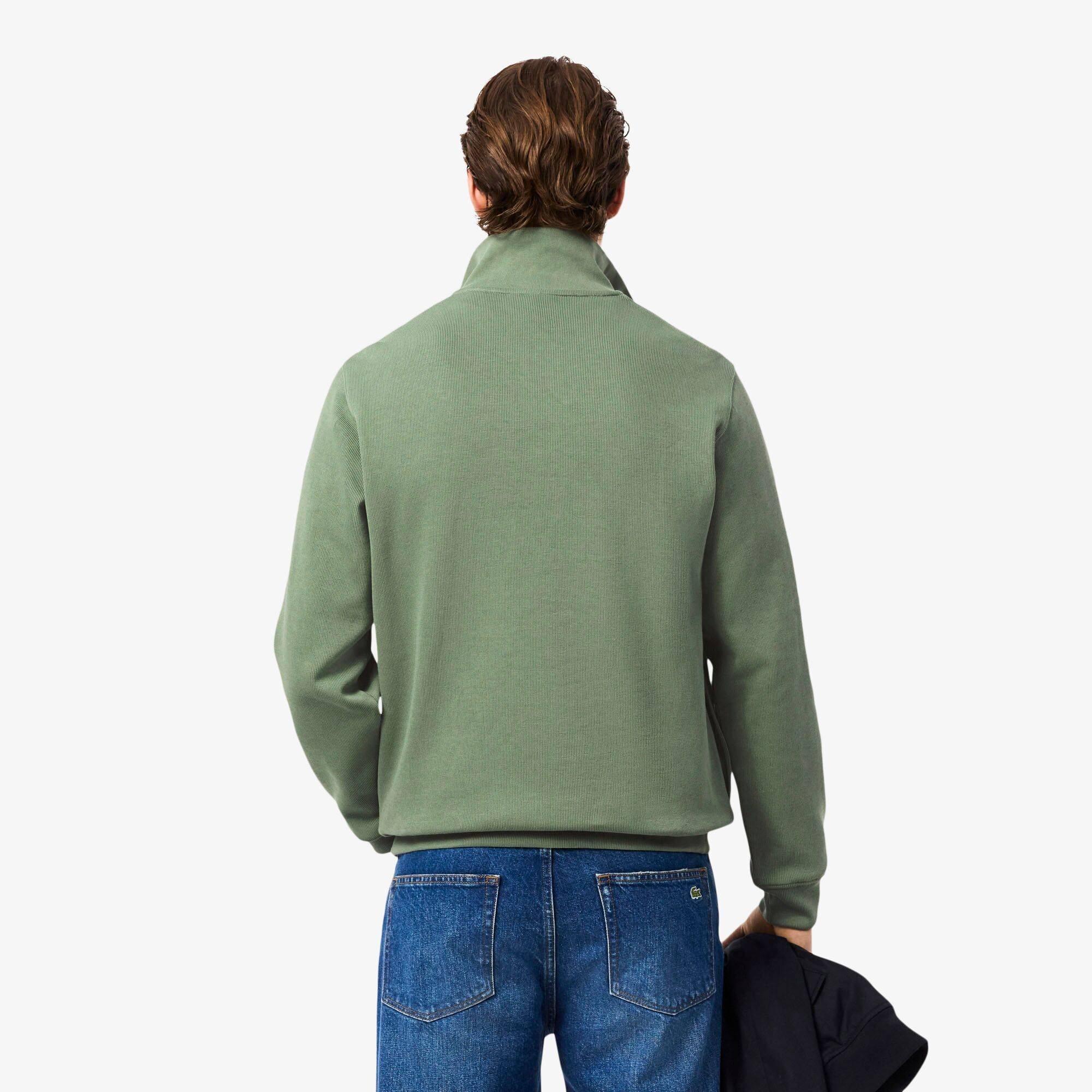 Thyme S86 - Lacoste - Men's Quarter-Zip Fleece Top - 2