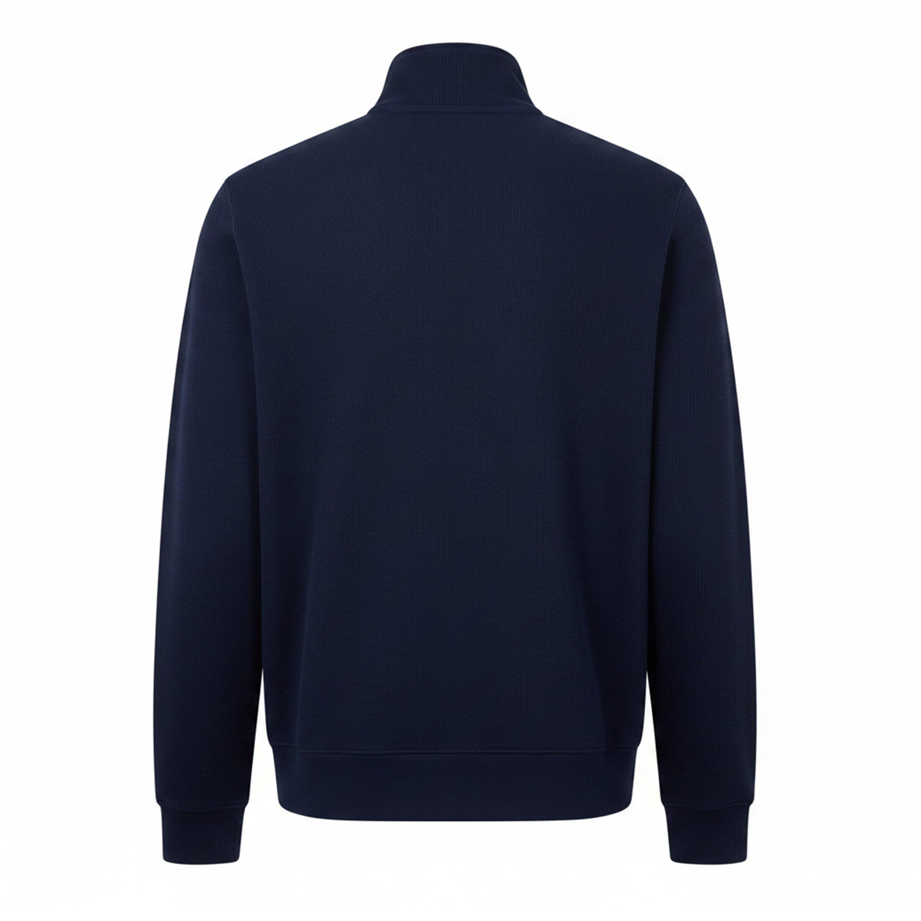 Azul-marinho 166 - Lacoste - Men's Quarter-Zip Fleece Top - 2
