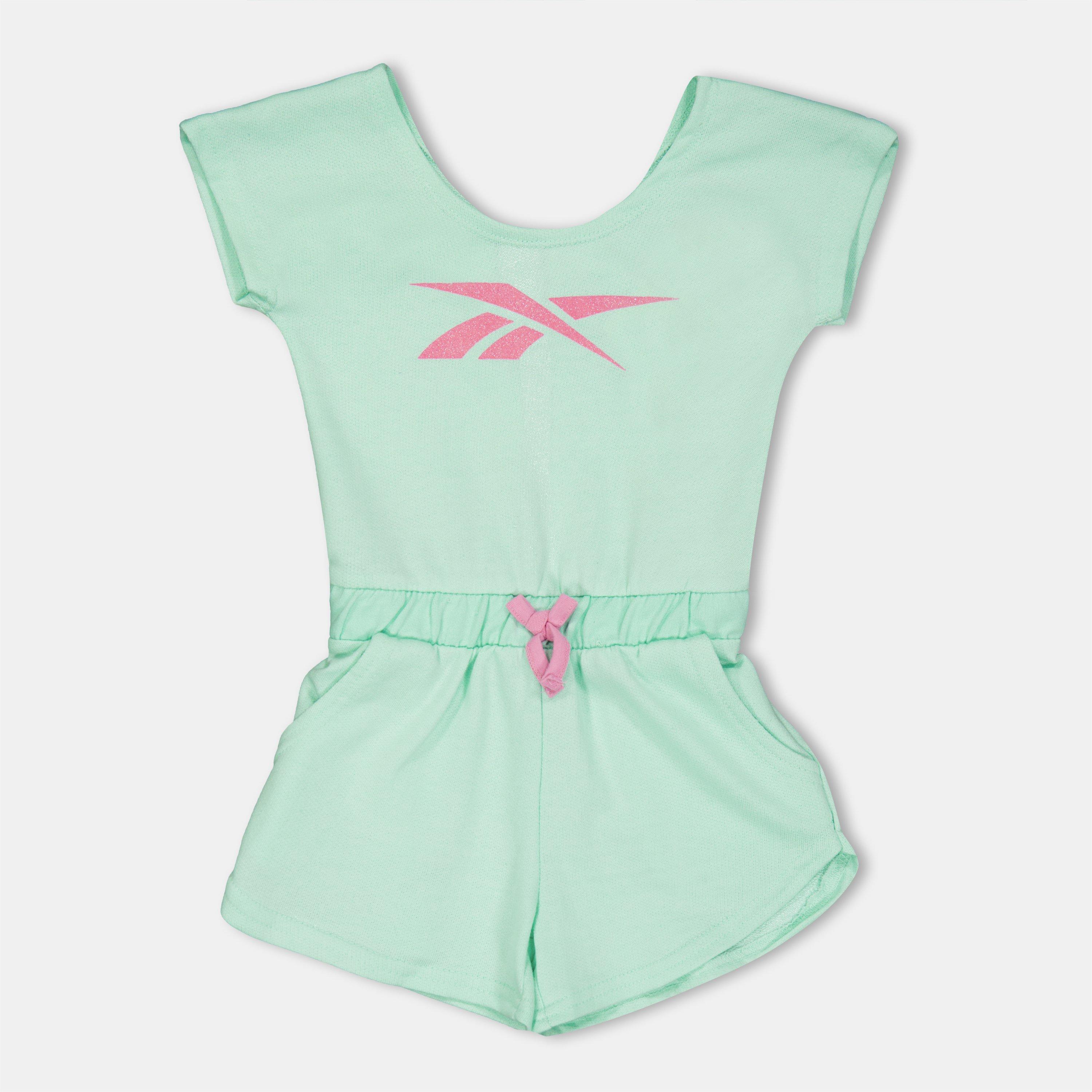 Reebok Women's Terry Playsuit - Beach Glass - 9-12 Mnth