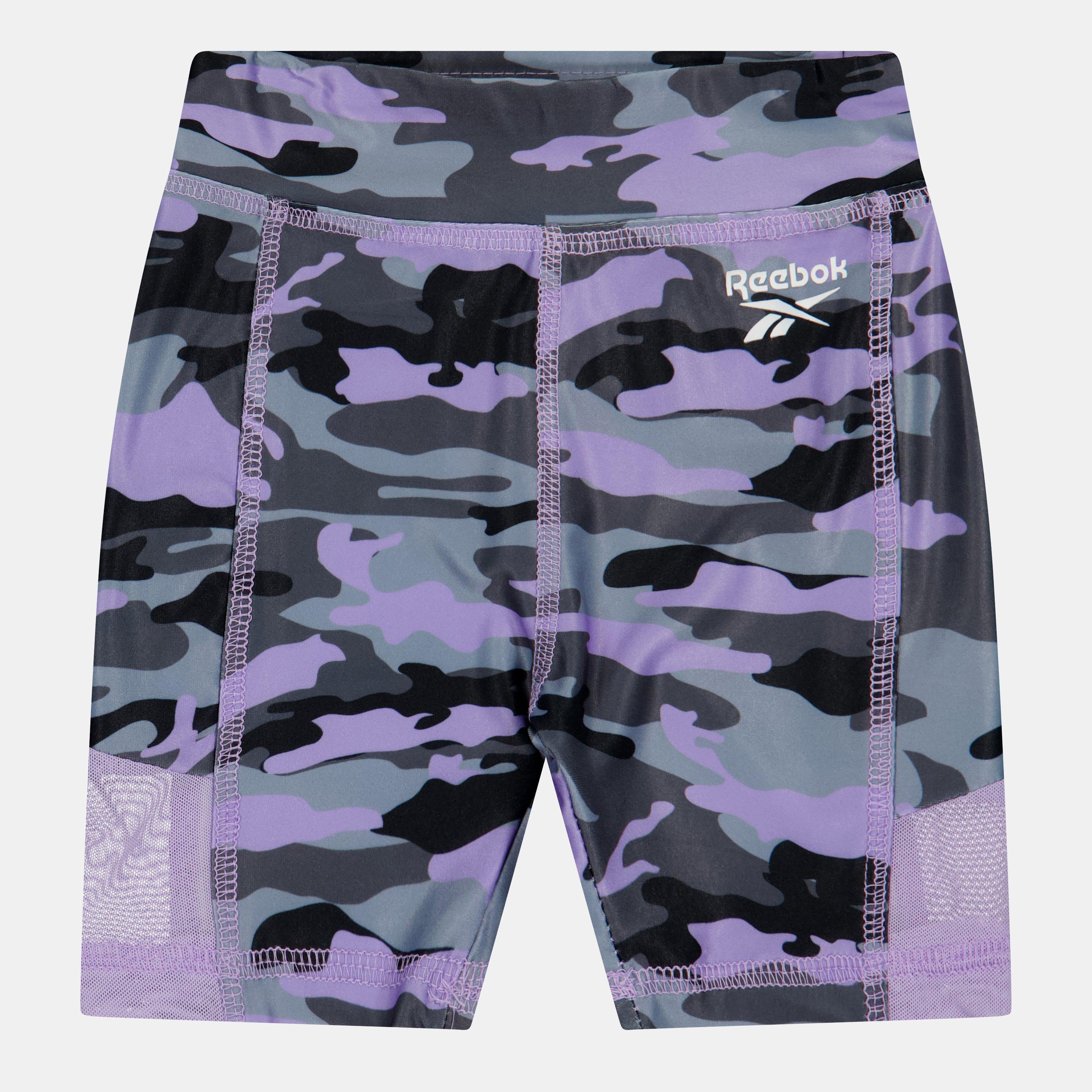 Lavender - Reebok - Jersey Jogger Shorts - 2