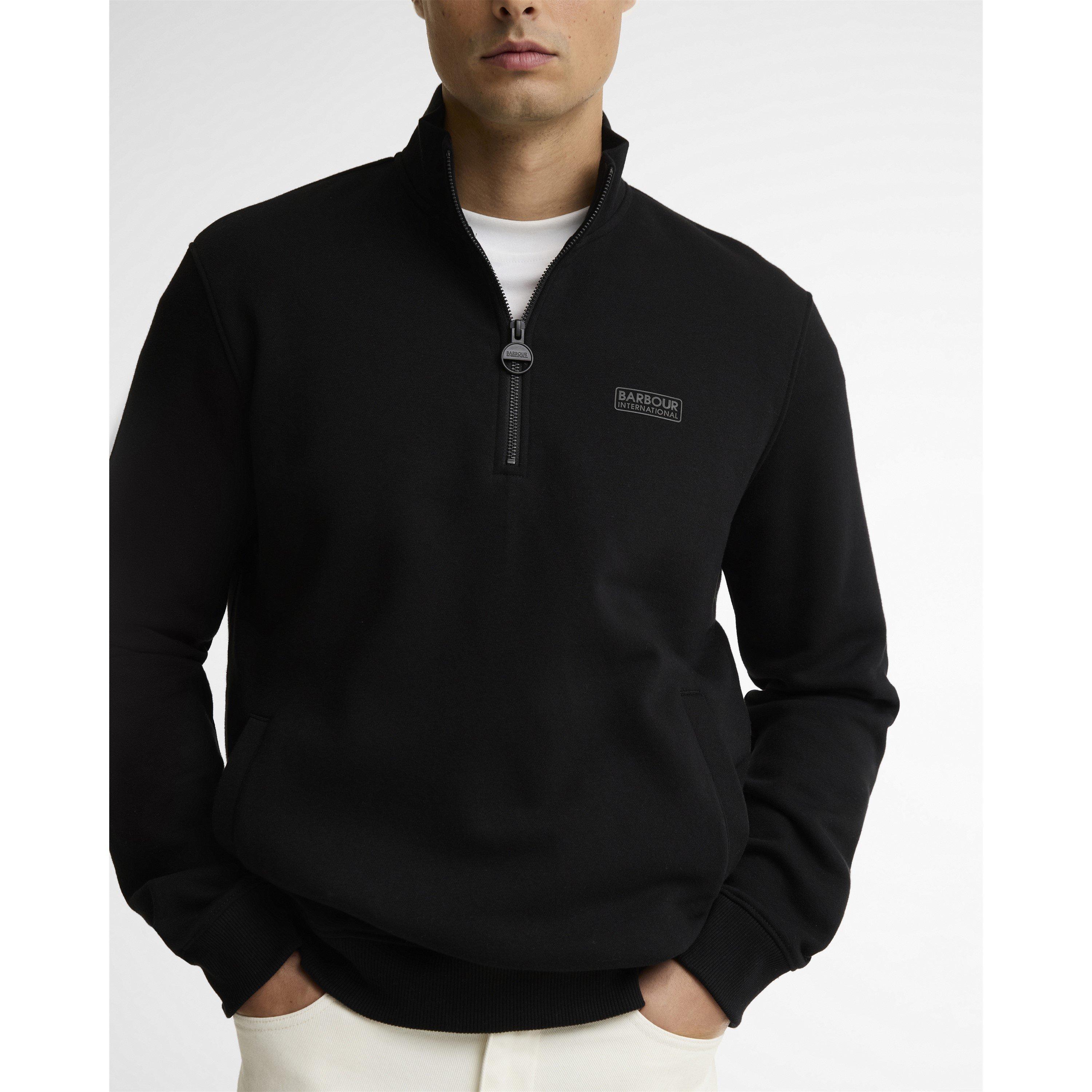 Black/Blk BK71 - Barbour International - Mens Essential Sweatshirt - 8