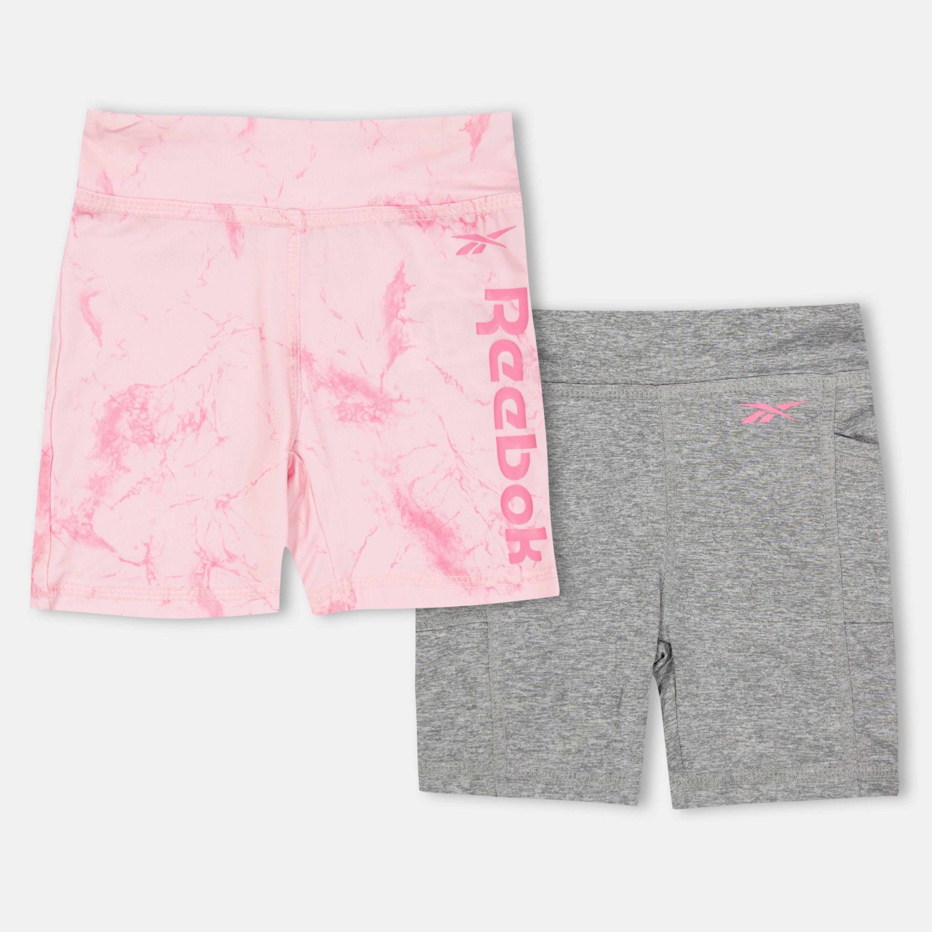 Reebok Women's Jersey Jogger Shorts - Prism Pink - 18-24 Mnth