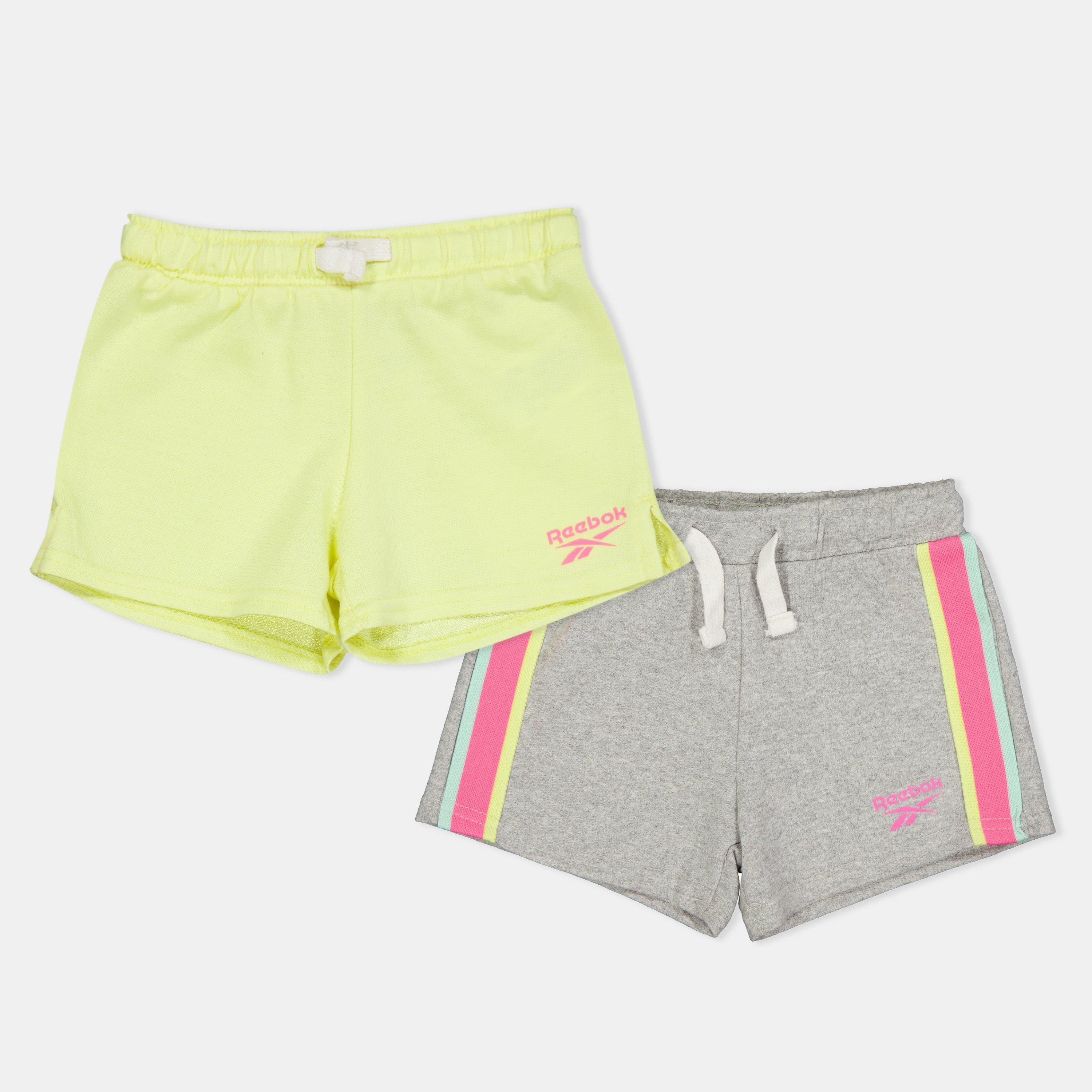 Lt Grey Heather - Reebok - Jersey Jogger Shorts - 1