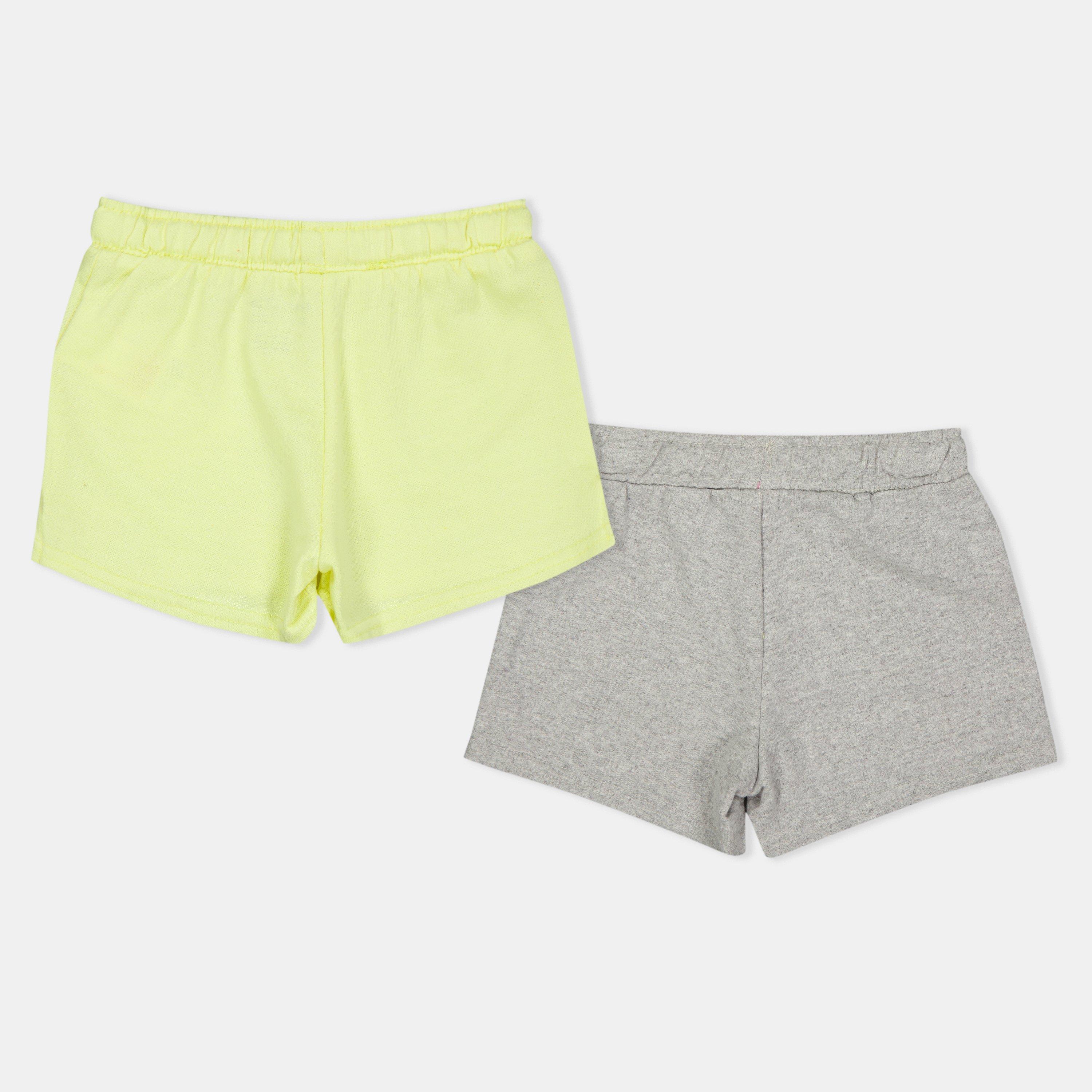 Lt Grey Heather - Reebok - Jersey Jogger Shorts - 2