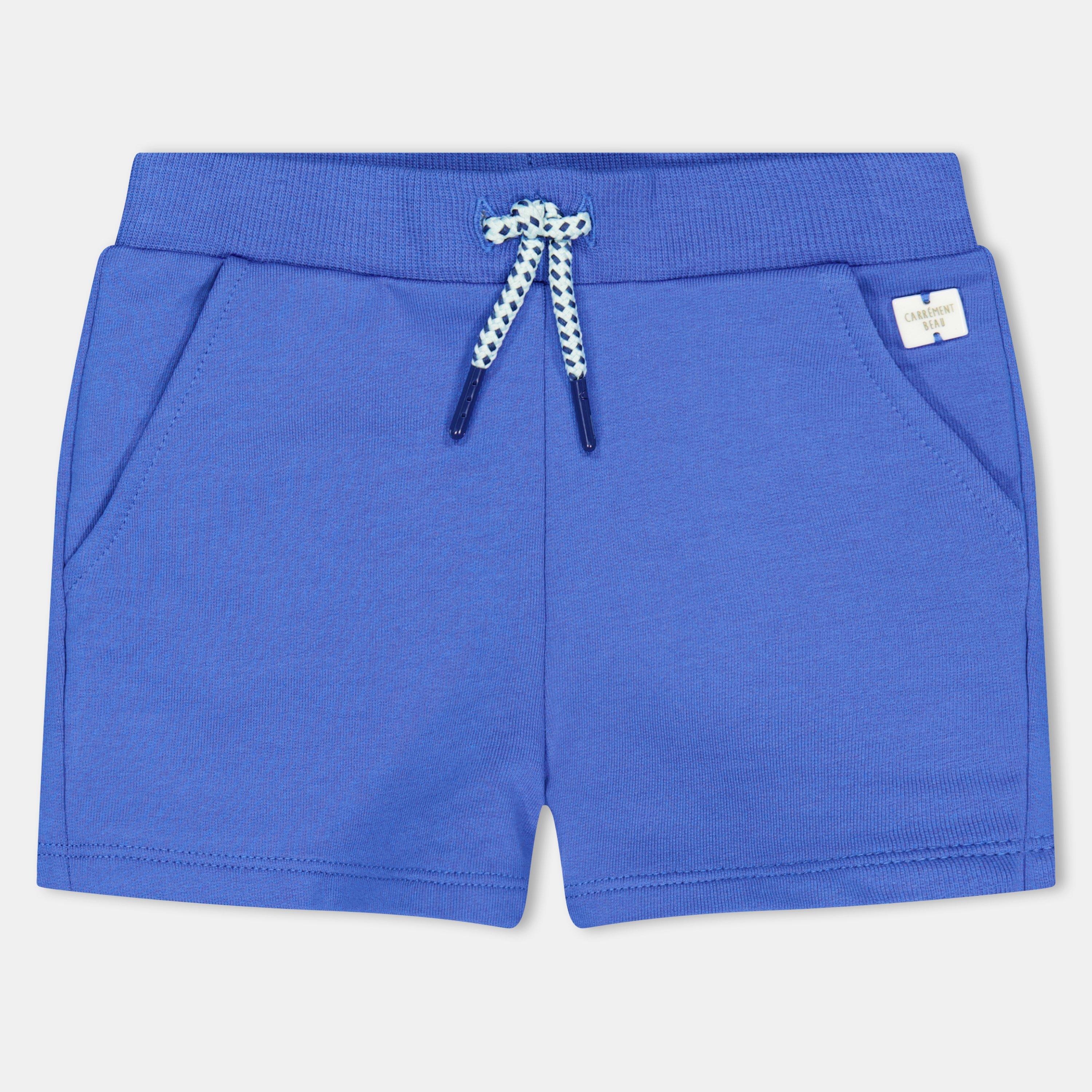 Blue - Carrement Beau - Unisex Kids' Jersey Jogger Shorts - 1