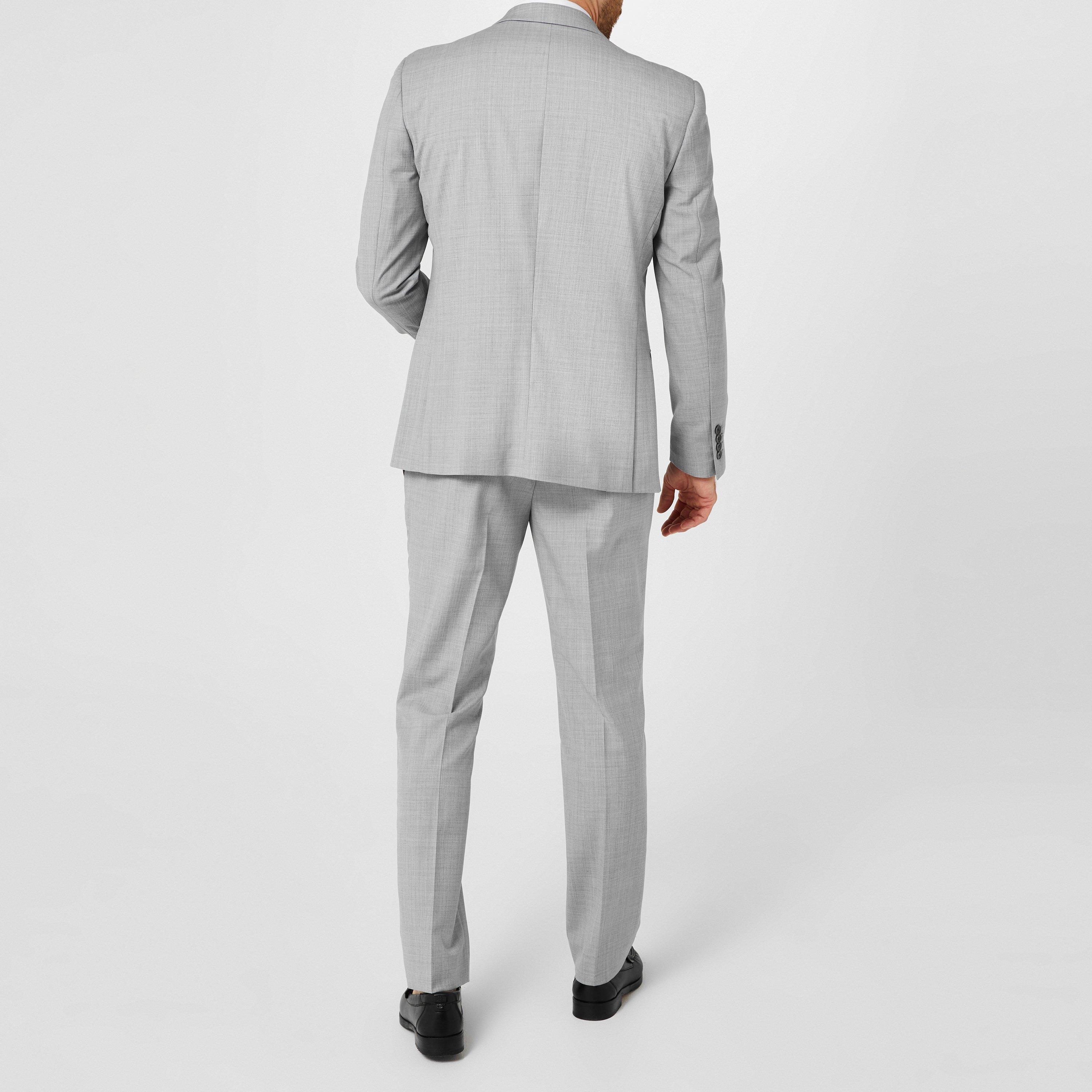 Cool Grey - Ted Baker - Denali Slim Fit Suit Vest - 3