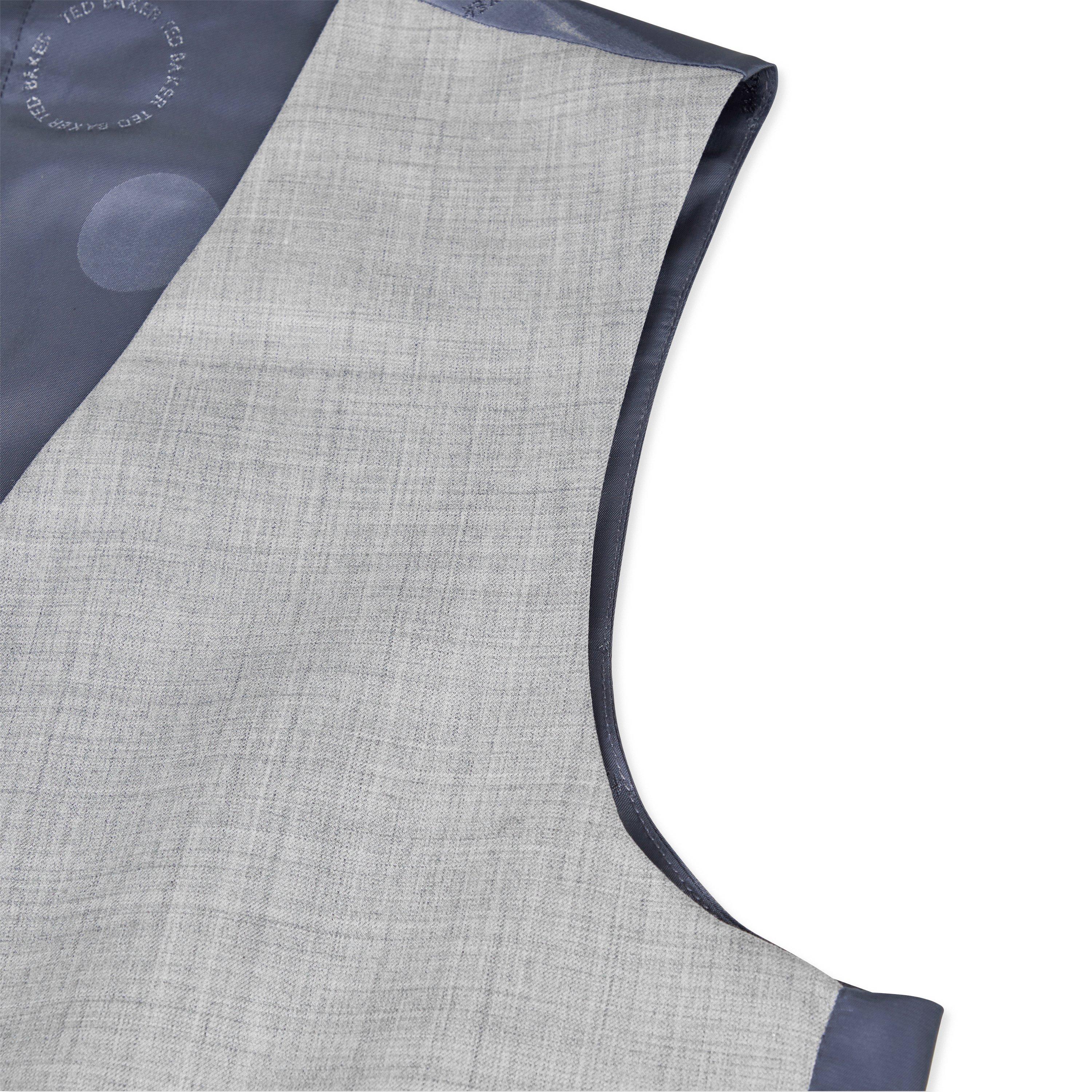 Cool Grey - Ted Baker - Denali Slim Fit Suit Vest - 6