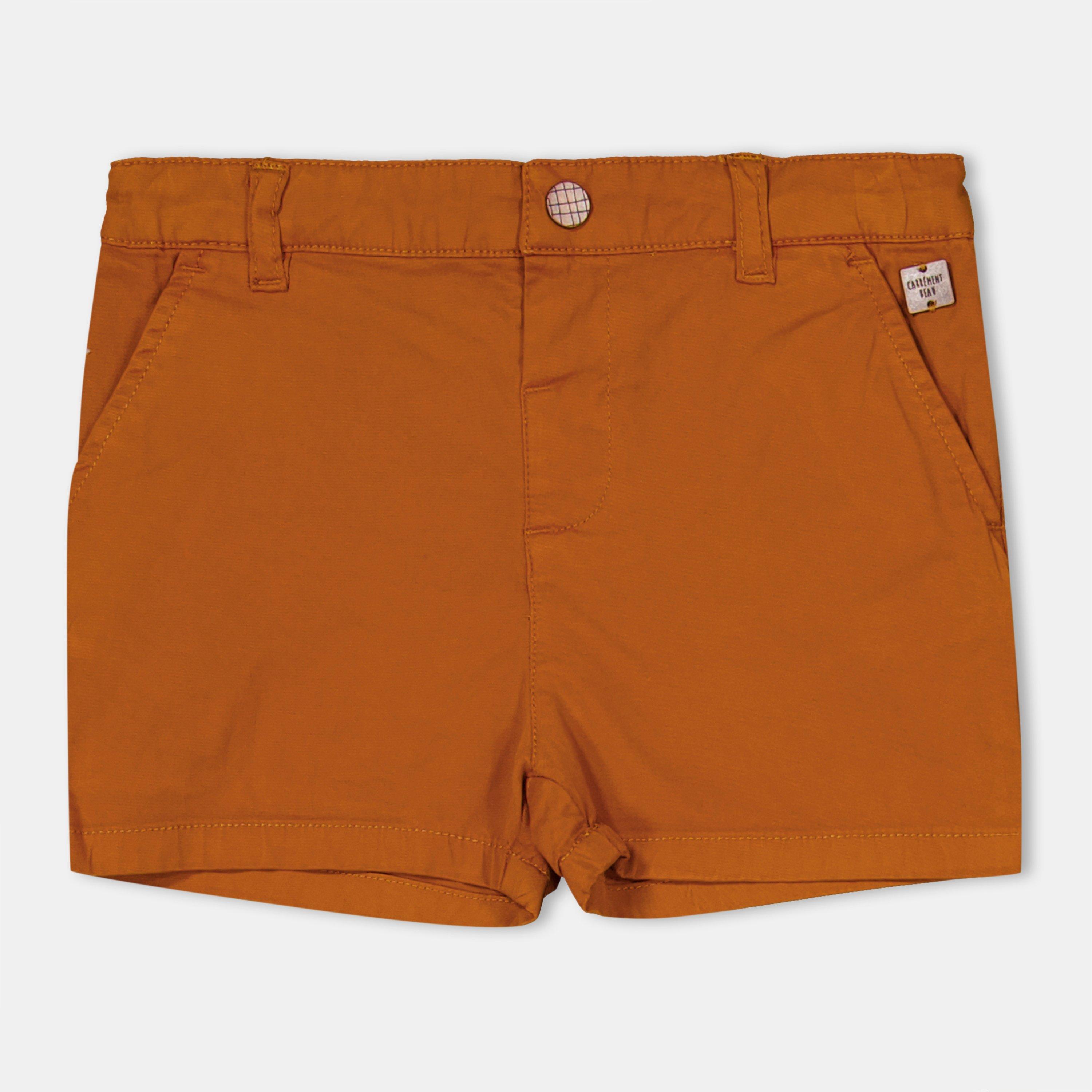 Carrement Beau  Newborn Kids' Jersey Jogger Shorts - Chocolate - 3M