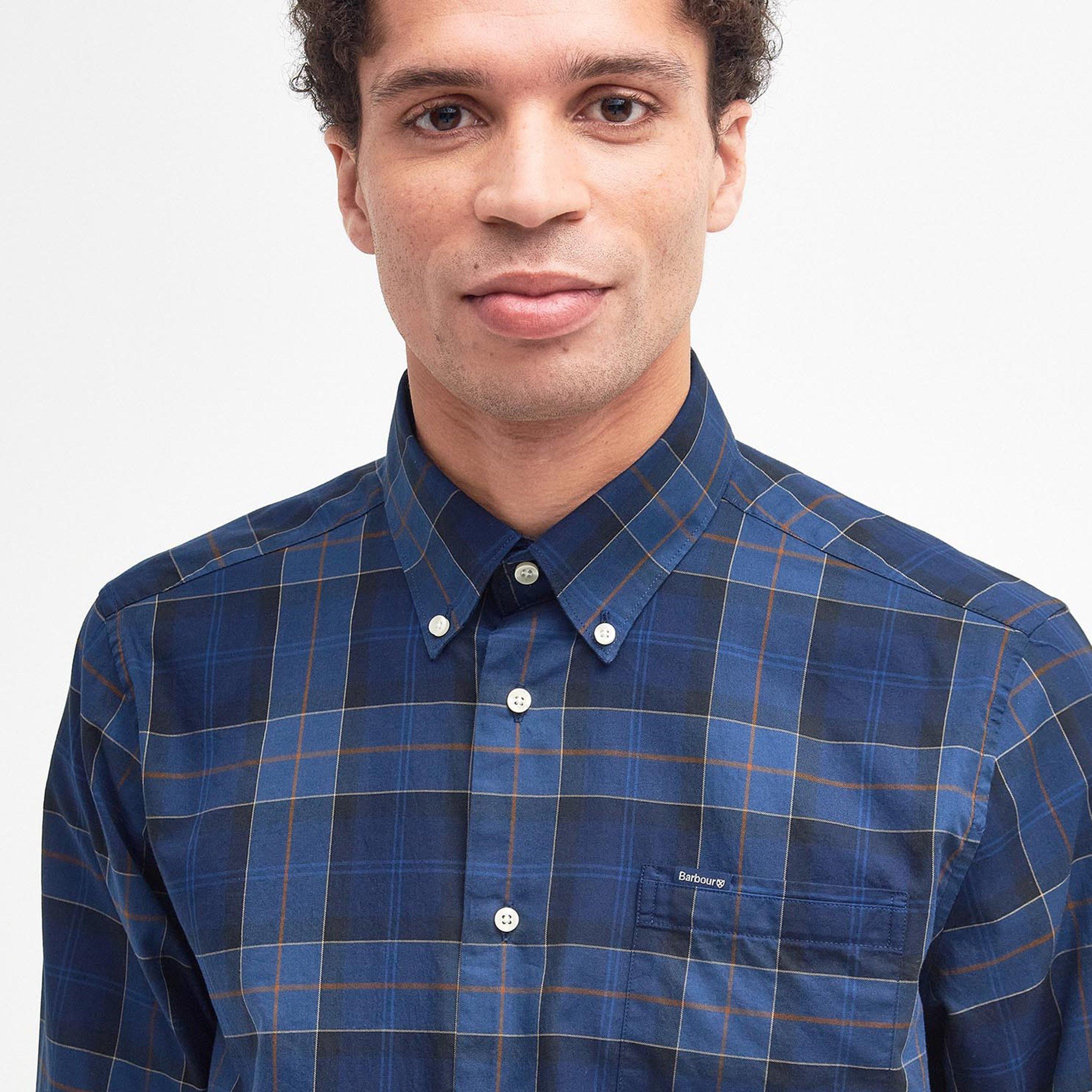 Midnight TN54 - Barbour - Wetheram Long Sleeve Tartan Shirt - 4