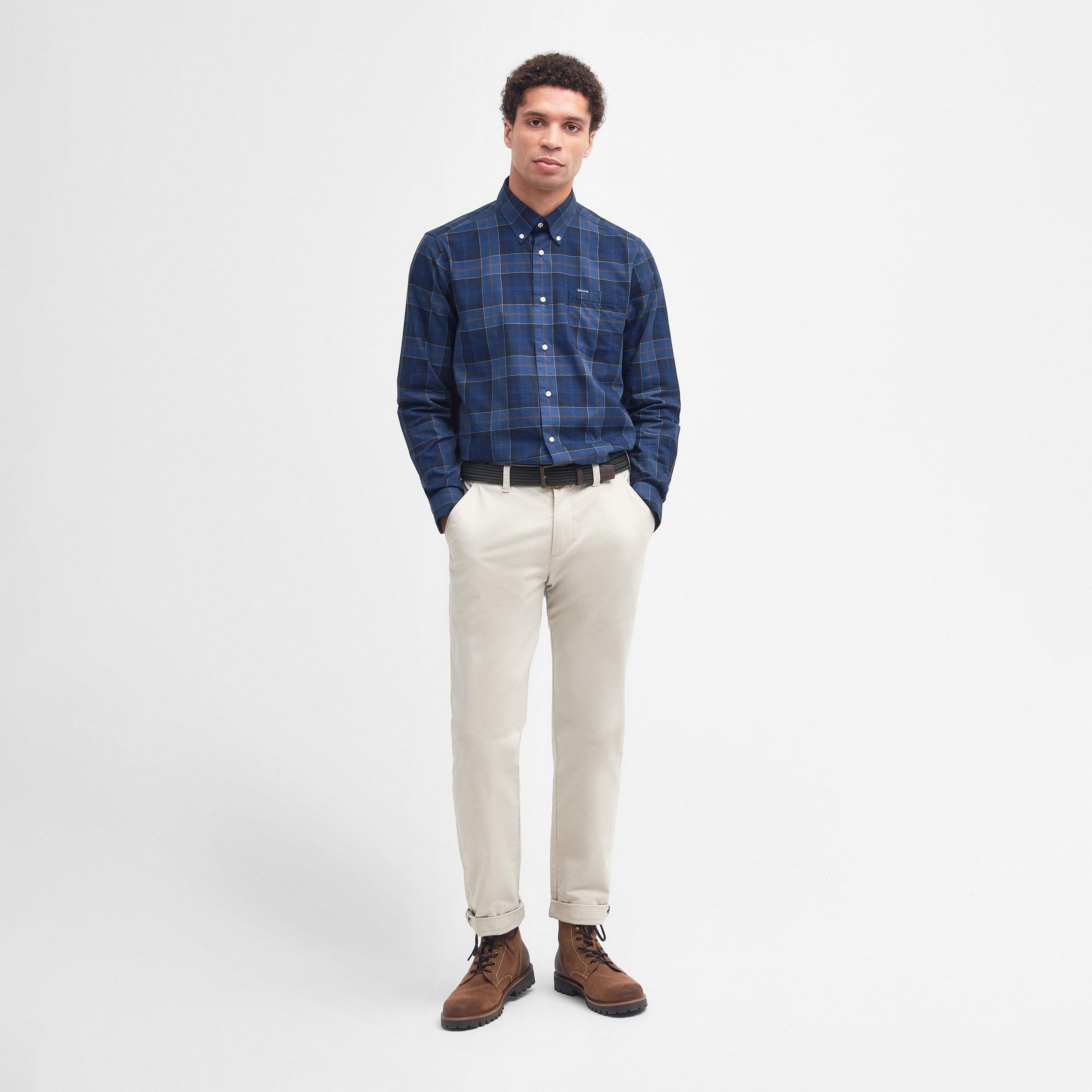 Midnight TN54 - Barbour - Wetheram Long Sleeve Tartan Shirt - 5